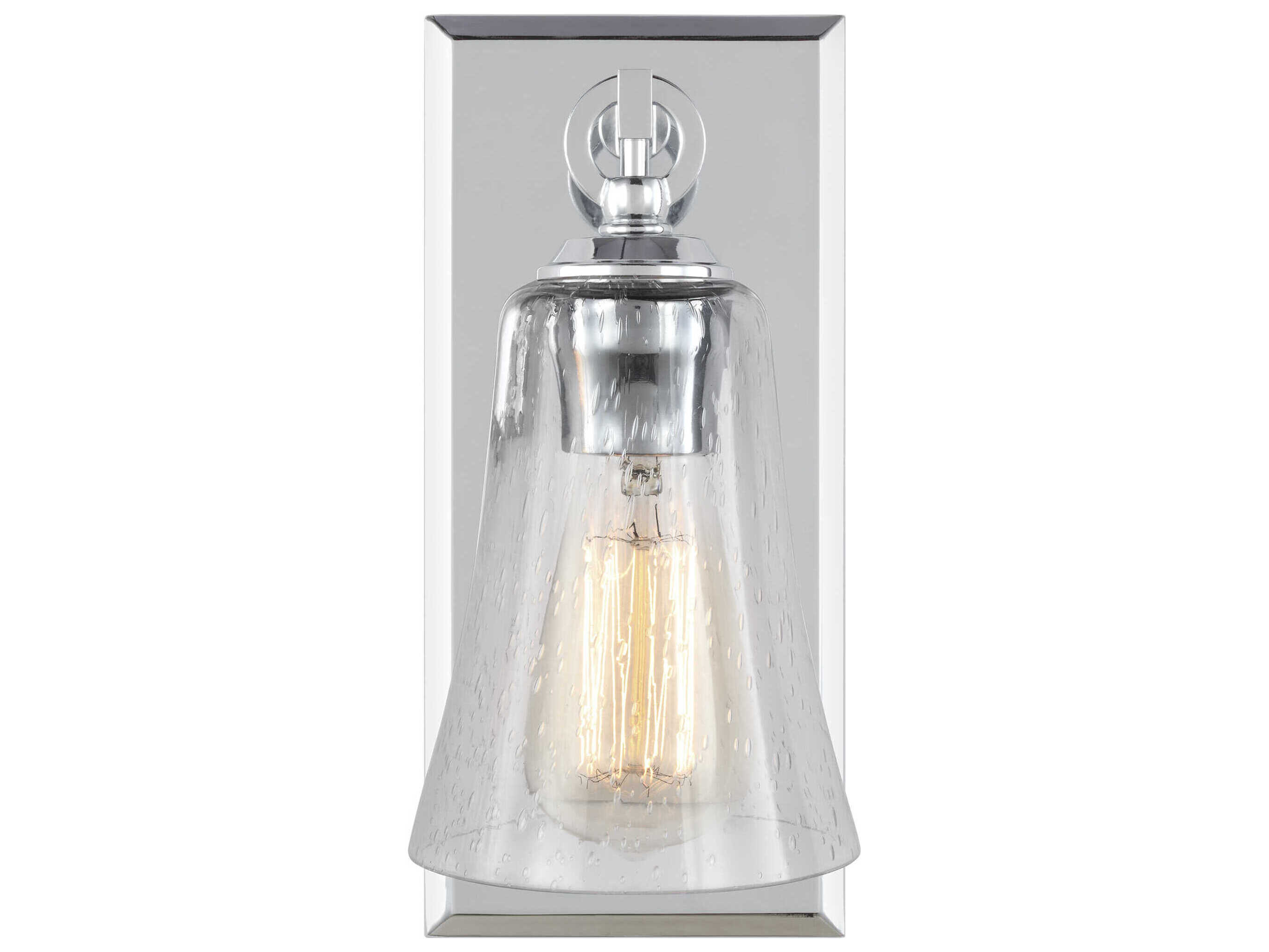 Visual Comfort Studio Monterro 1-Light Chrome Wall Sconce