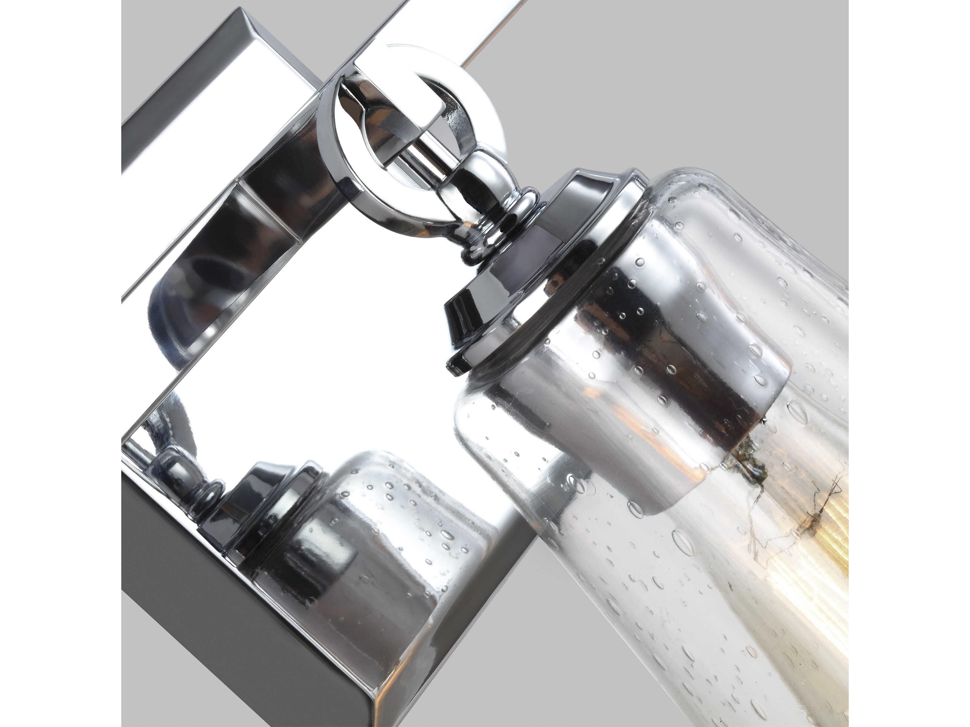 Visual Comfort Studio Monterro 3-Light Chrome Vanity Light