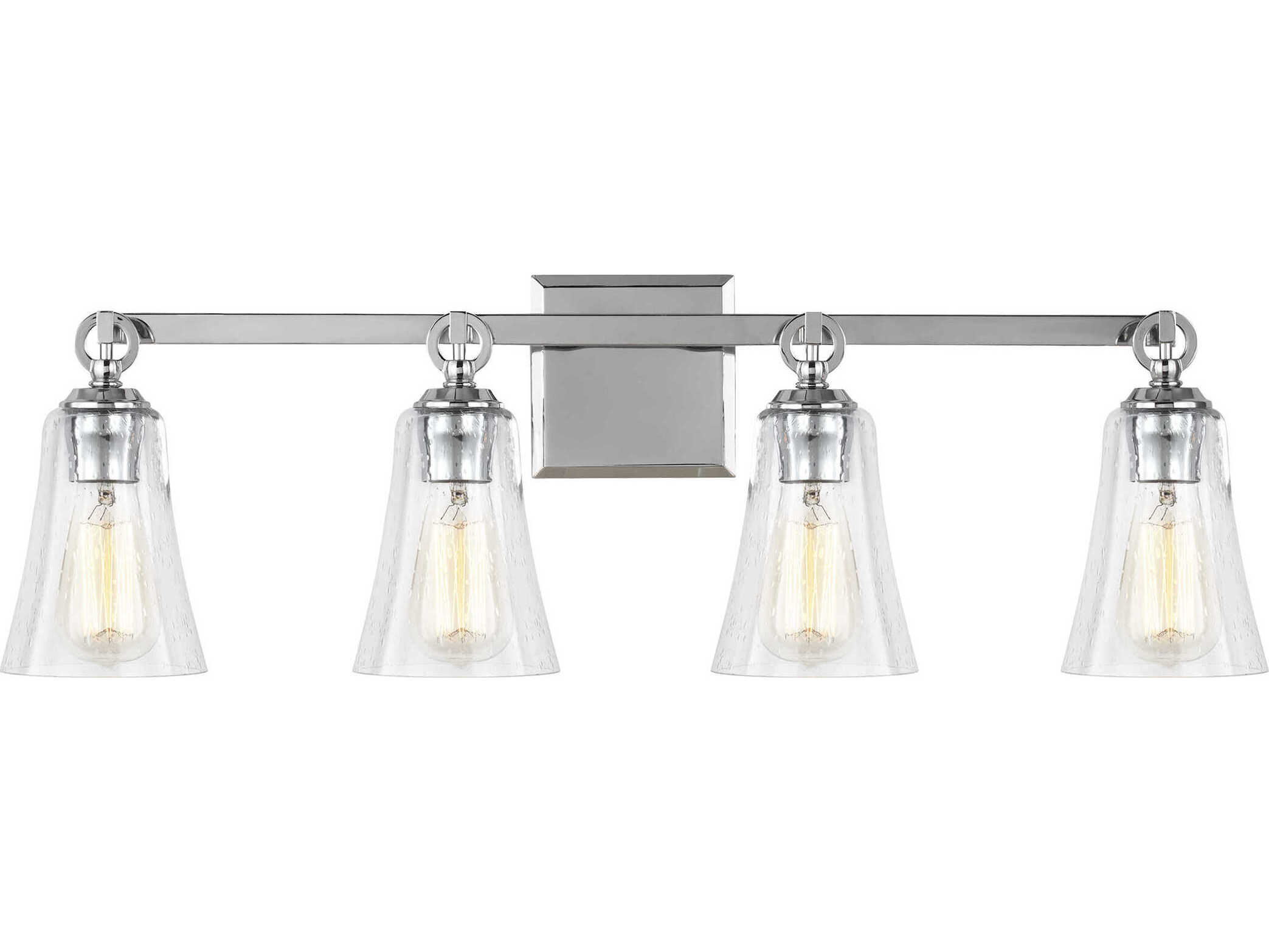 Visual Comfort Studio Monterro 4-Light Chrome Vanity Light