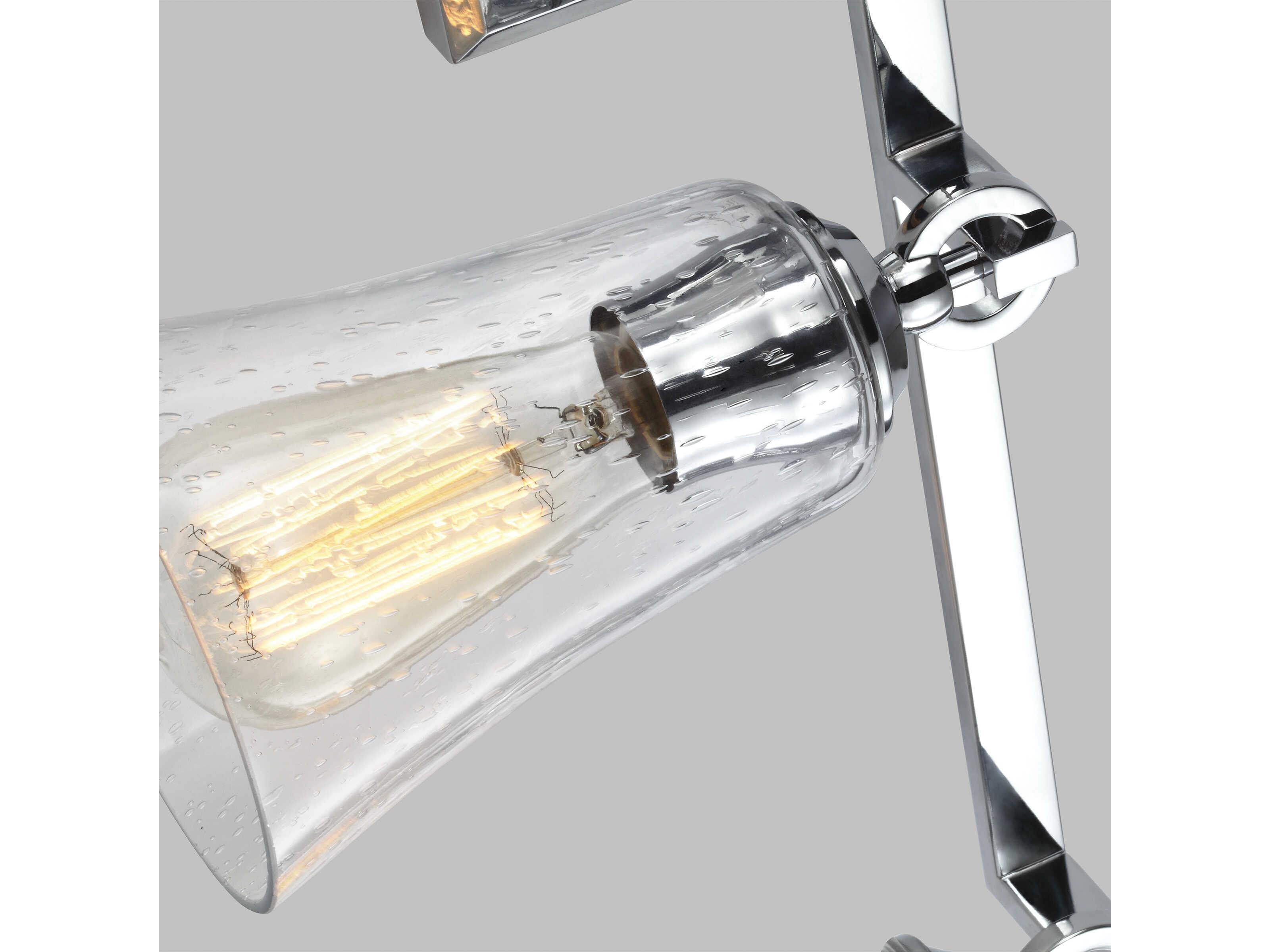 Visual Comfort Studio Monterro 4-Light Chrome Vanity Light