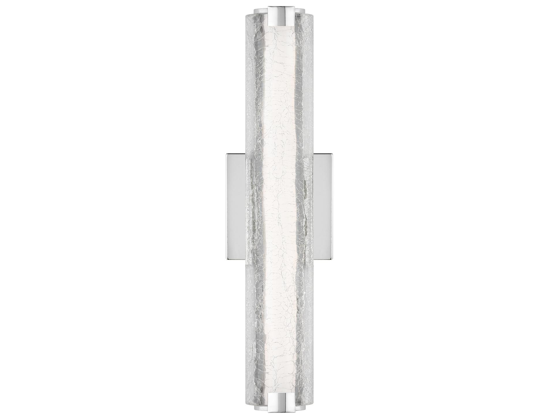 Visual Comfort Studio Cutler 1-Light Chrome Wall Sconce