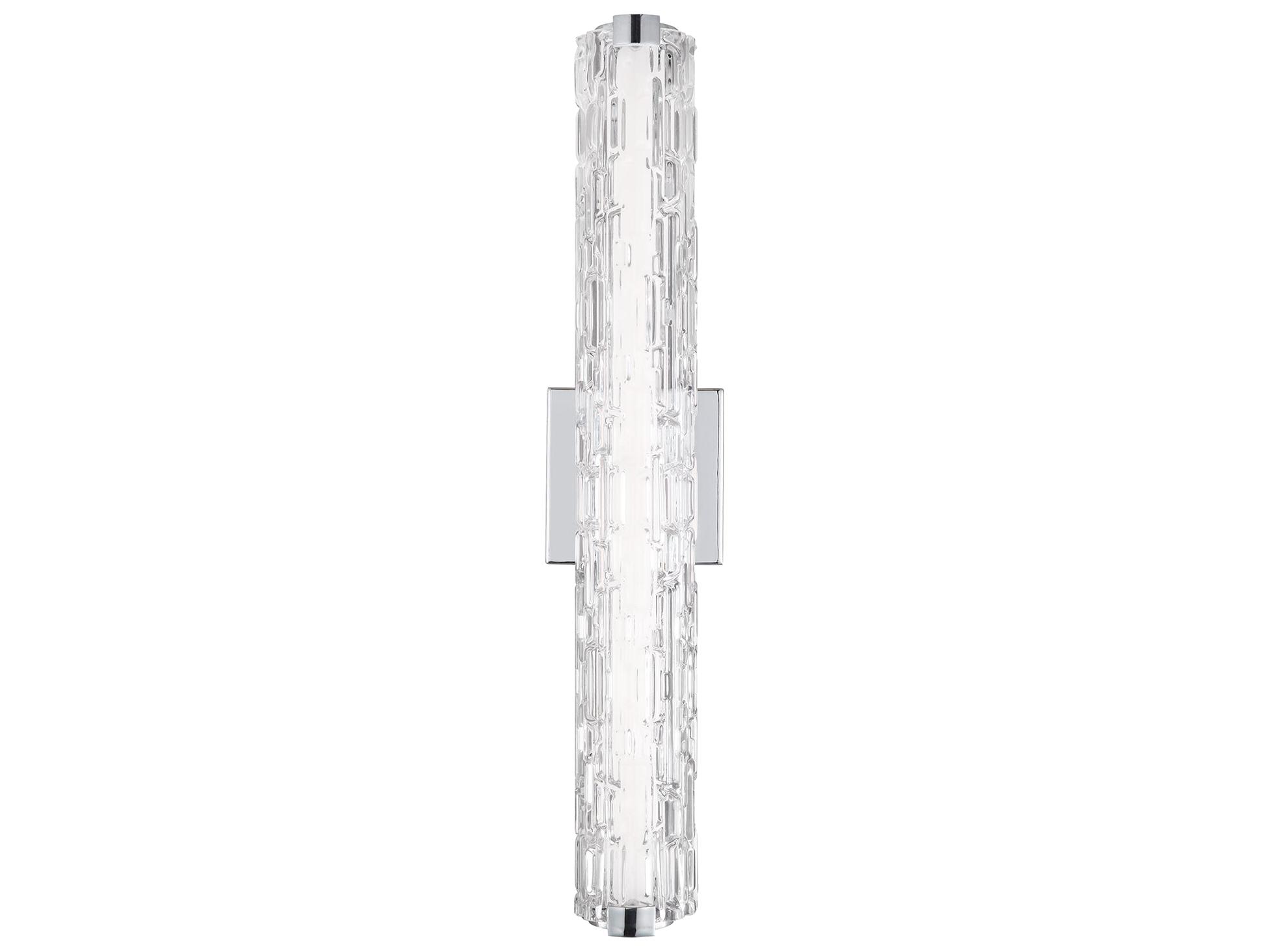 Visual Comfort Studio Cutler 1-Light Chrome Vanity Light