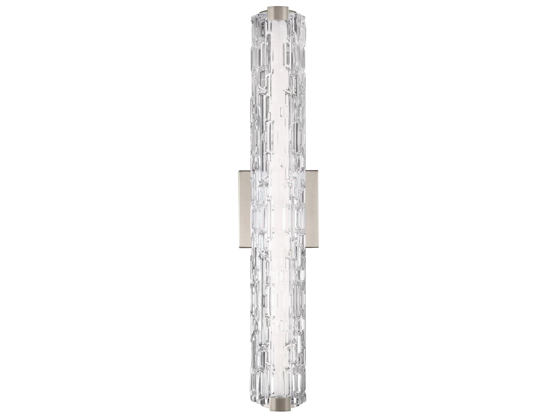 Visual Comfort Studio Cutler 1-Light Satin Nickel Vanity Light