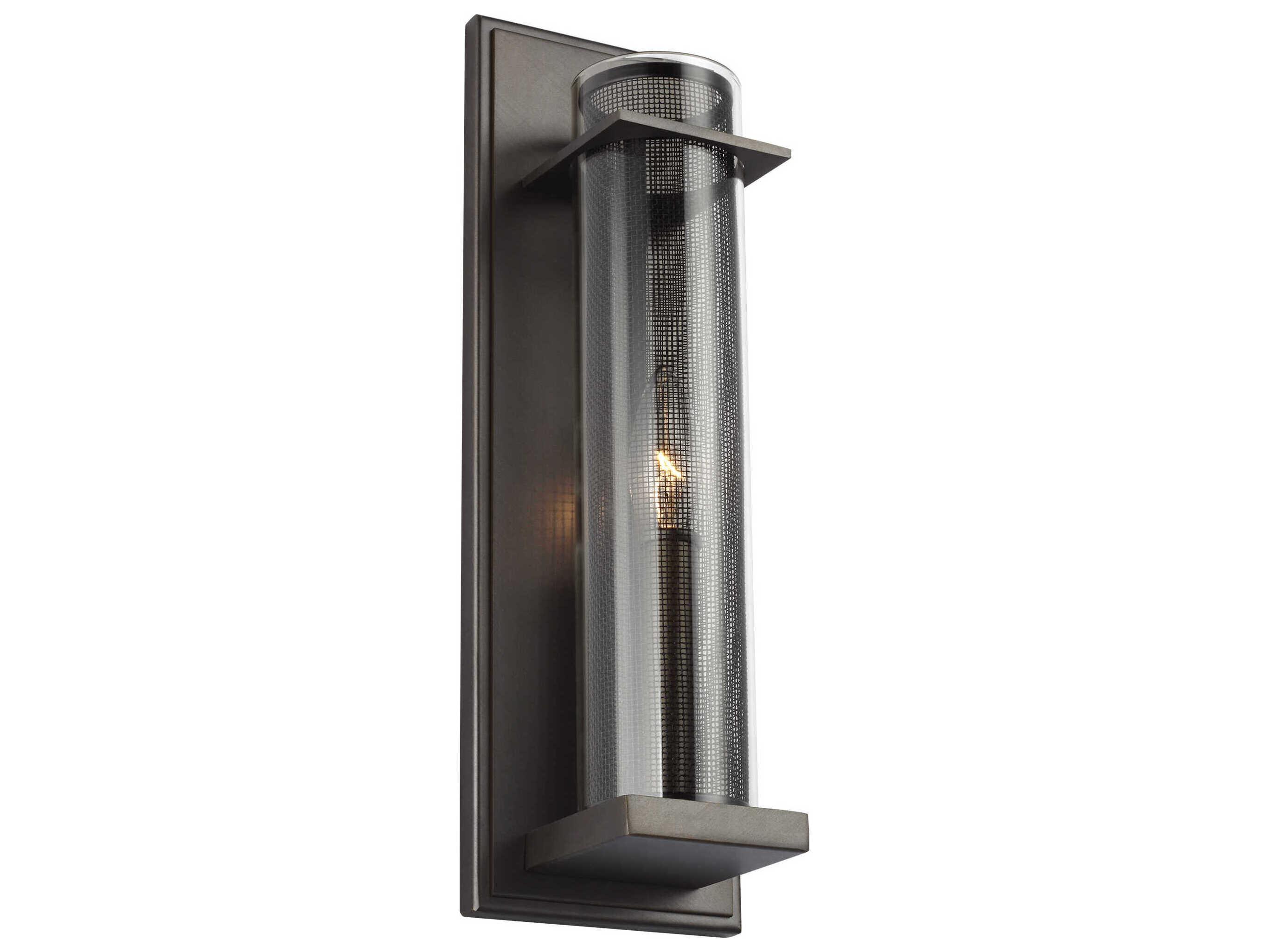Visual Comfort Studio Silo 1-Light Antique Bronze Wall Sconce