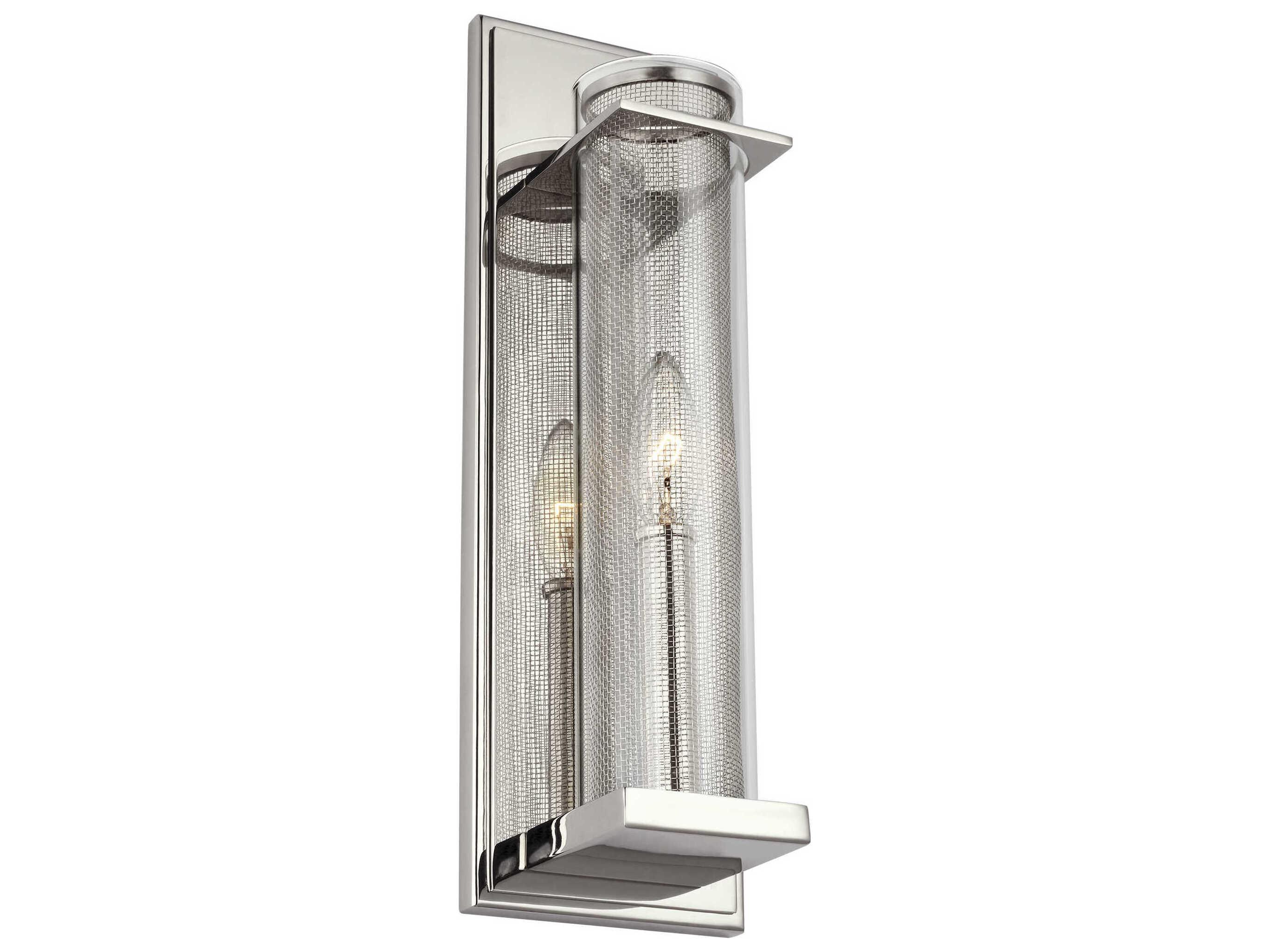 Visual Comfort Studio Silo 1-Light Polished Nickel Wall Sconce