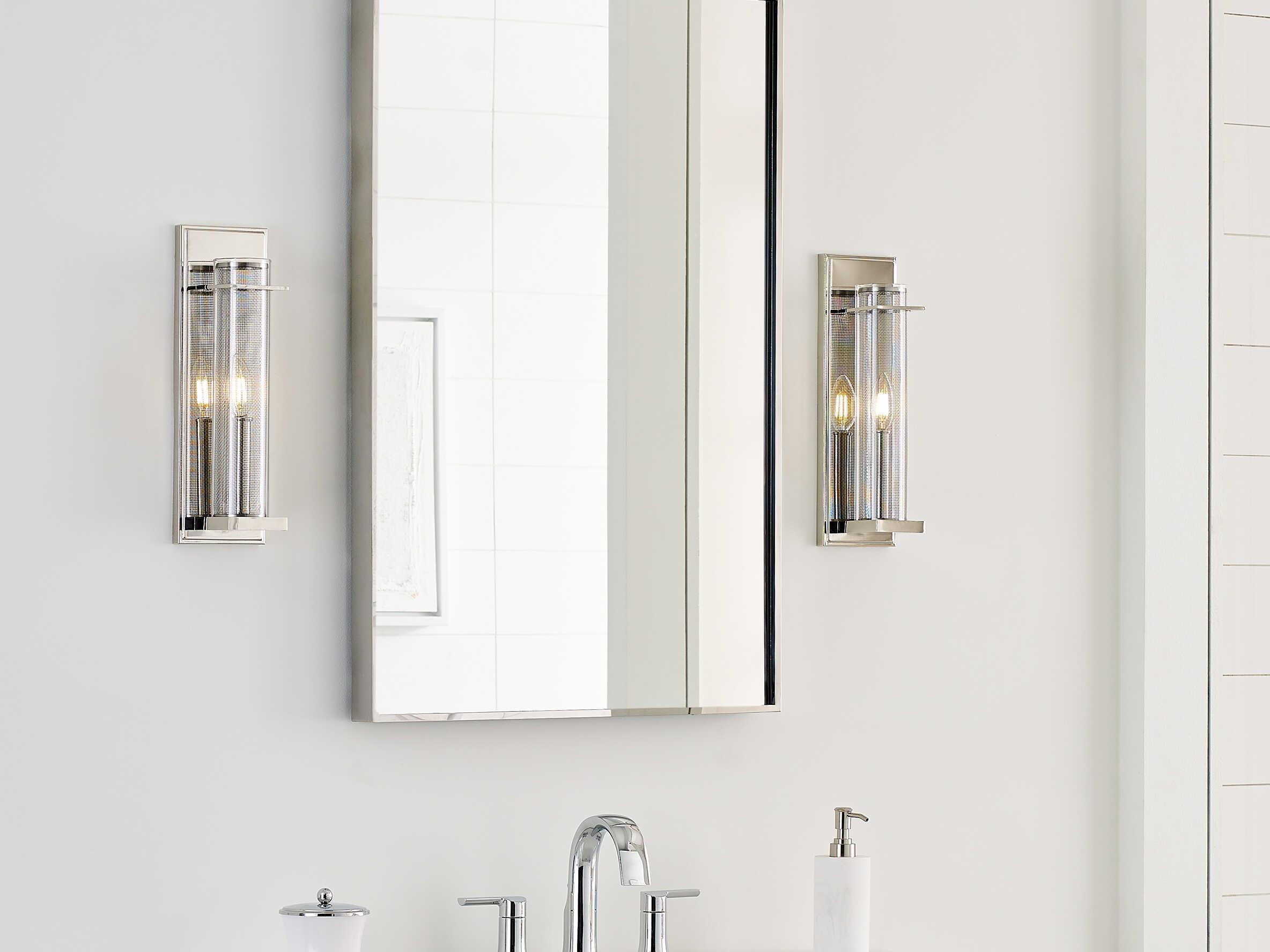 Visual Comfort Studio Silo 1-Light Polished Nickel Wall Sconce