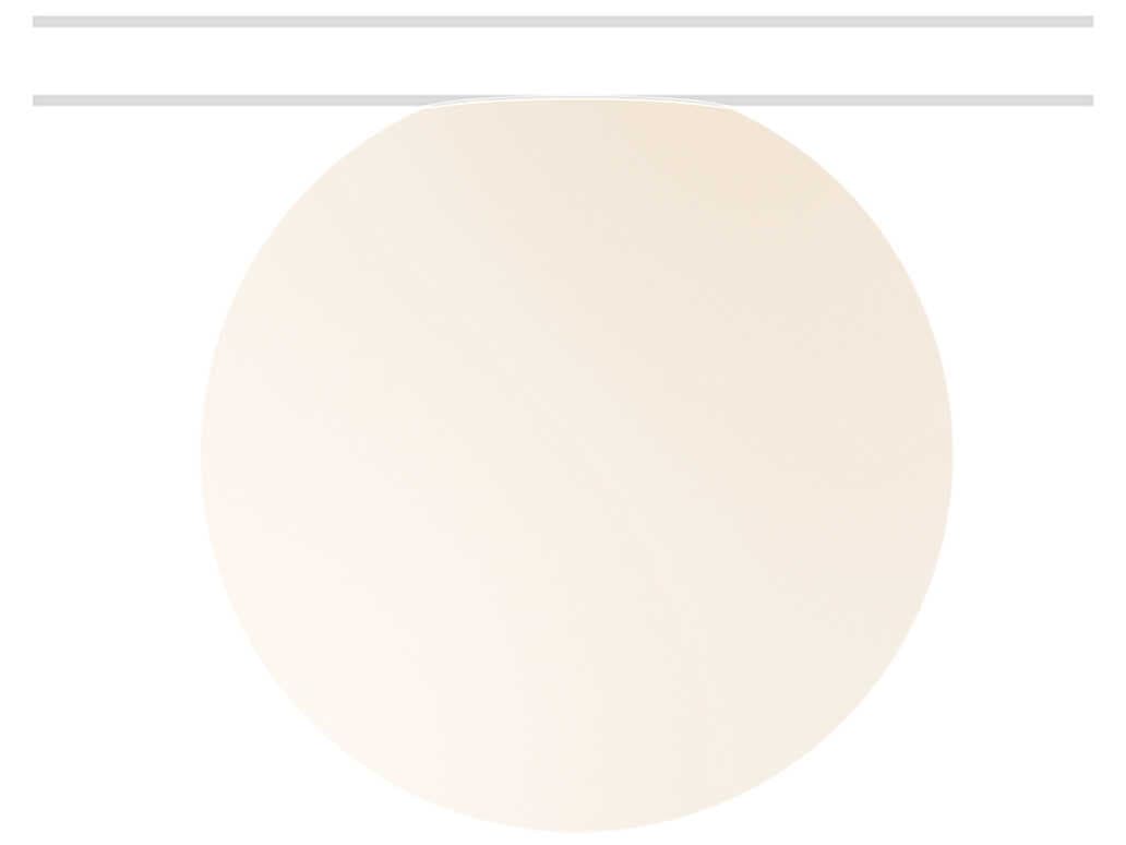 Vibia Circus 1-Light White Globe Track & Rail Light