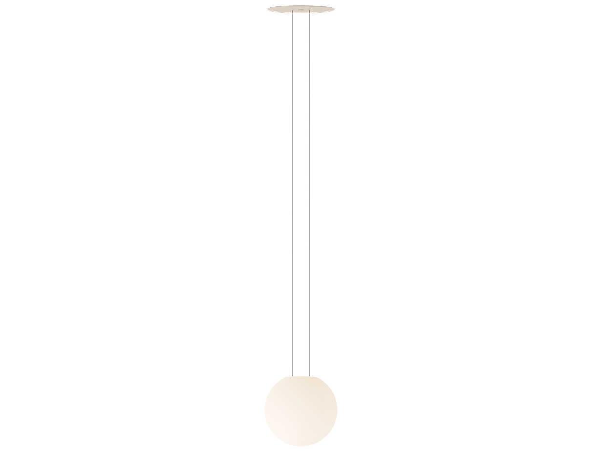 Vibia Circus Solo 1-Light White Globe Mini Pendant