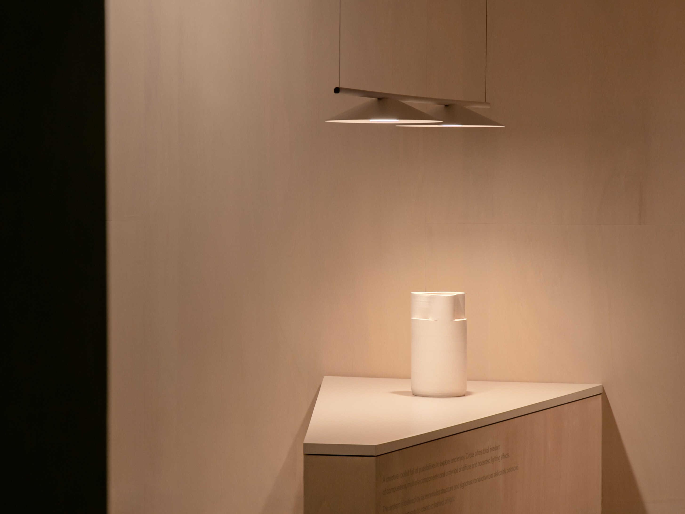 Vibia Circus Solo 2-Light White Linear Island Pendant