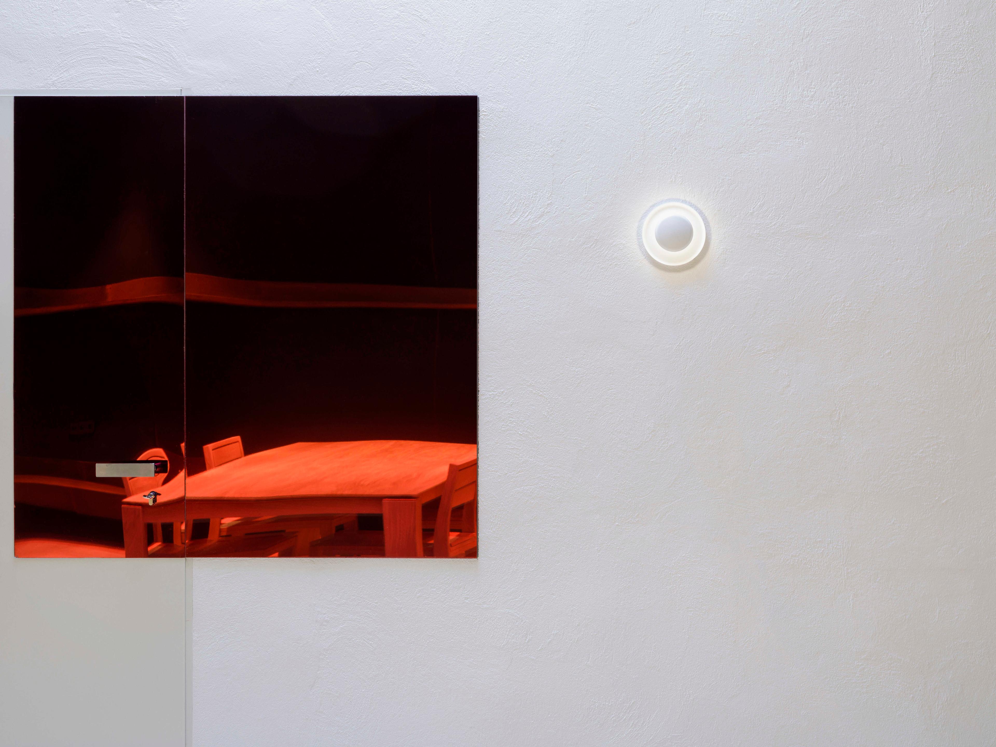 Vibia Top 1-Light White LED Wall Sconce