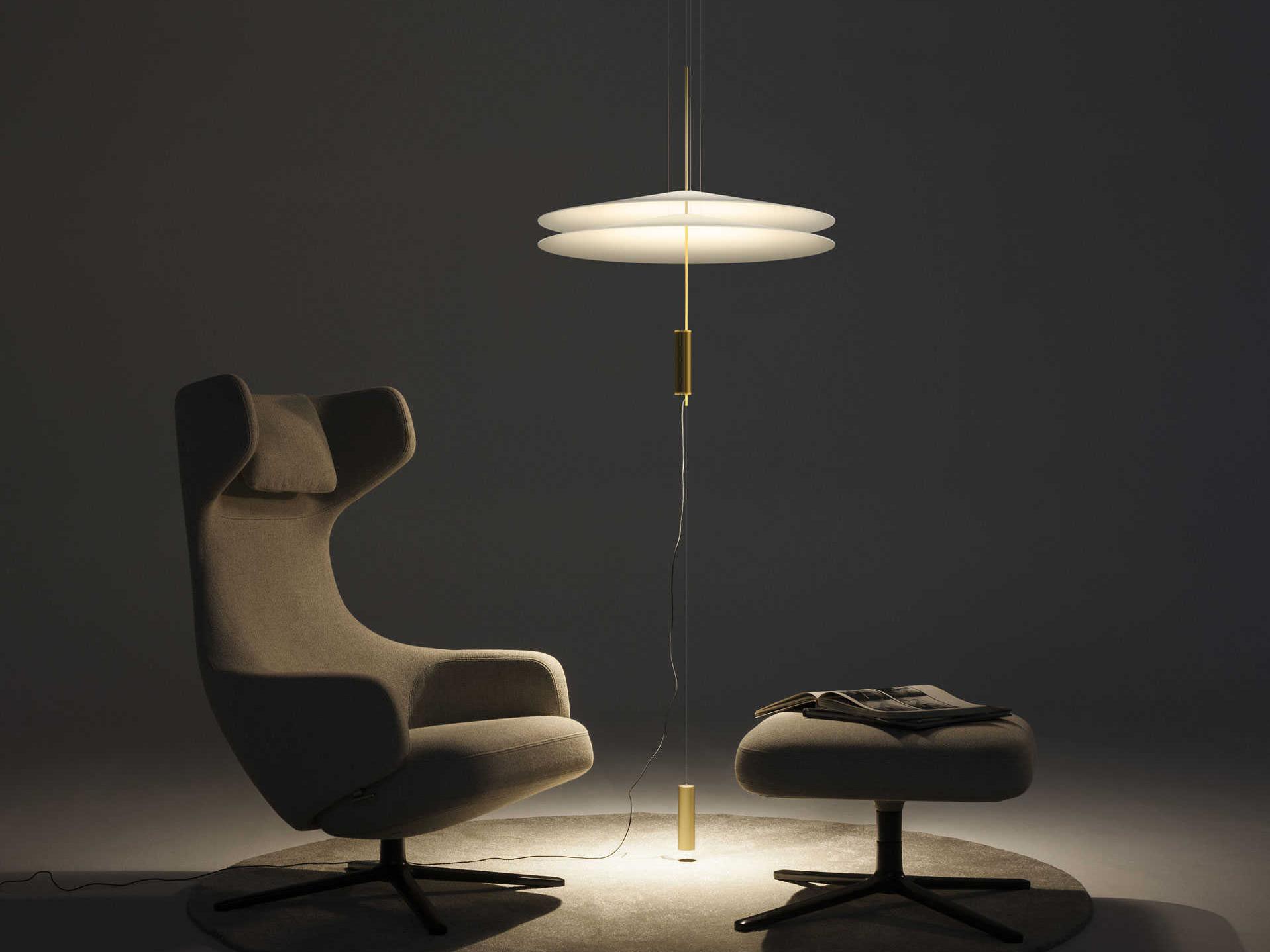 Vibia Flamingo 2-Light Black LED Empire Linear Pendant