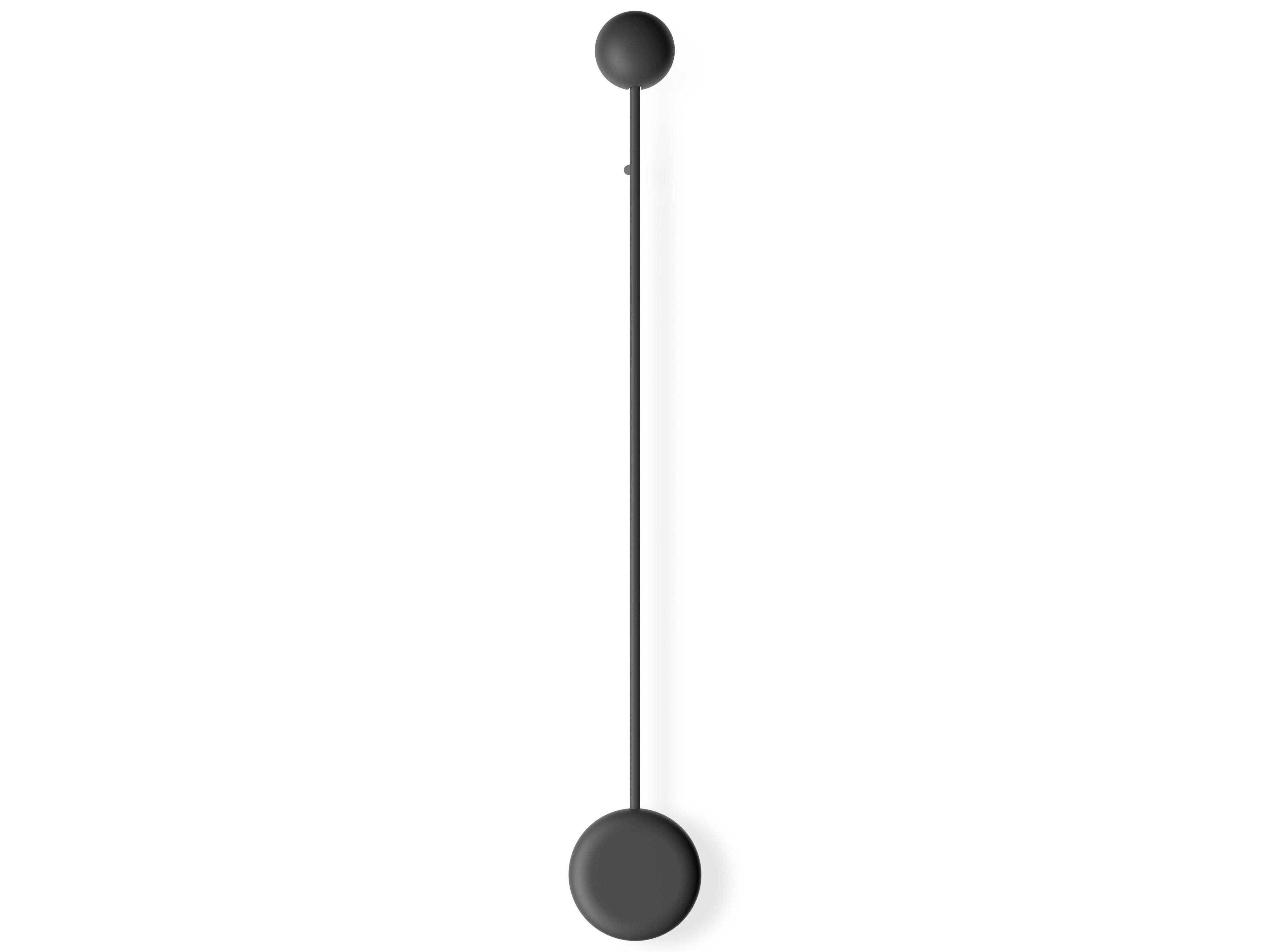 Vibia Pin 1-Light Black Wall Sconce
