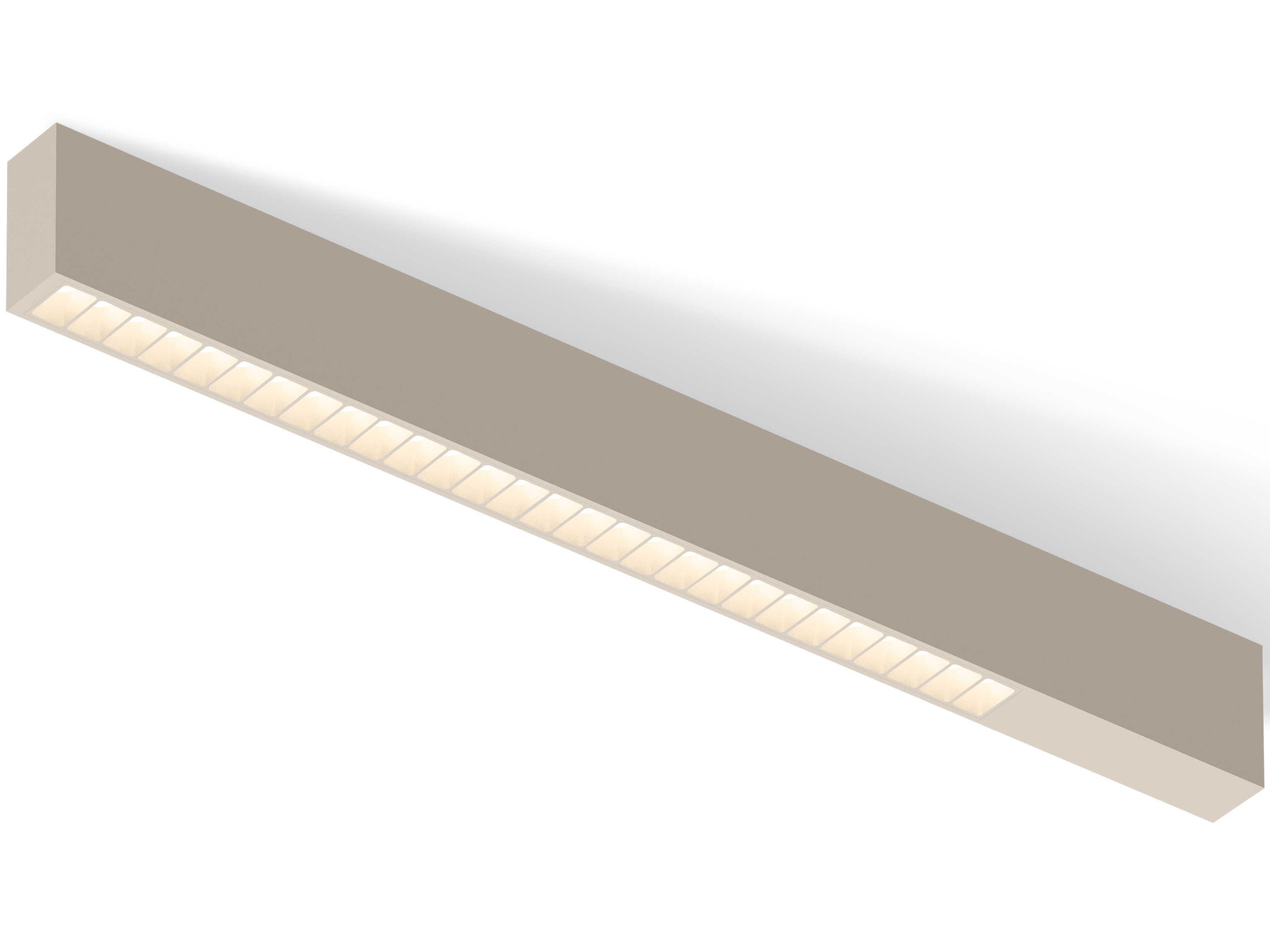 Vibia Offset 1-Light Off White Linear Flush Mount