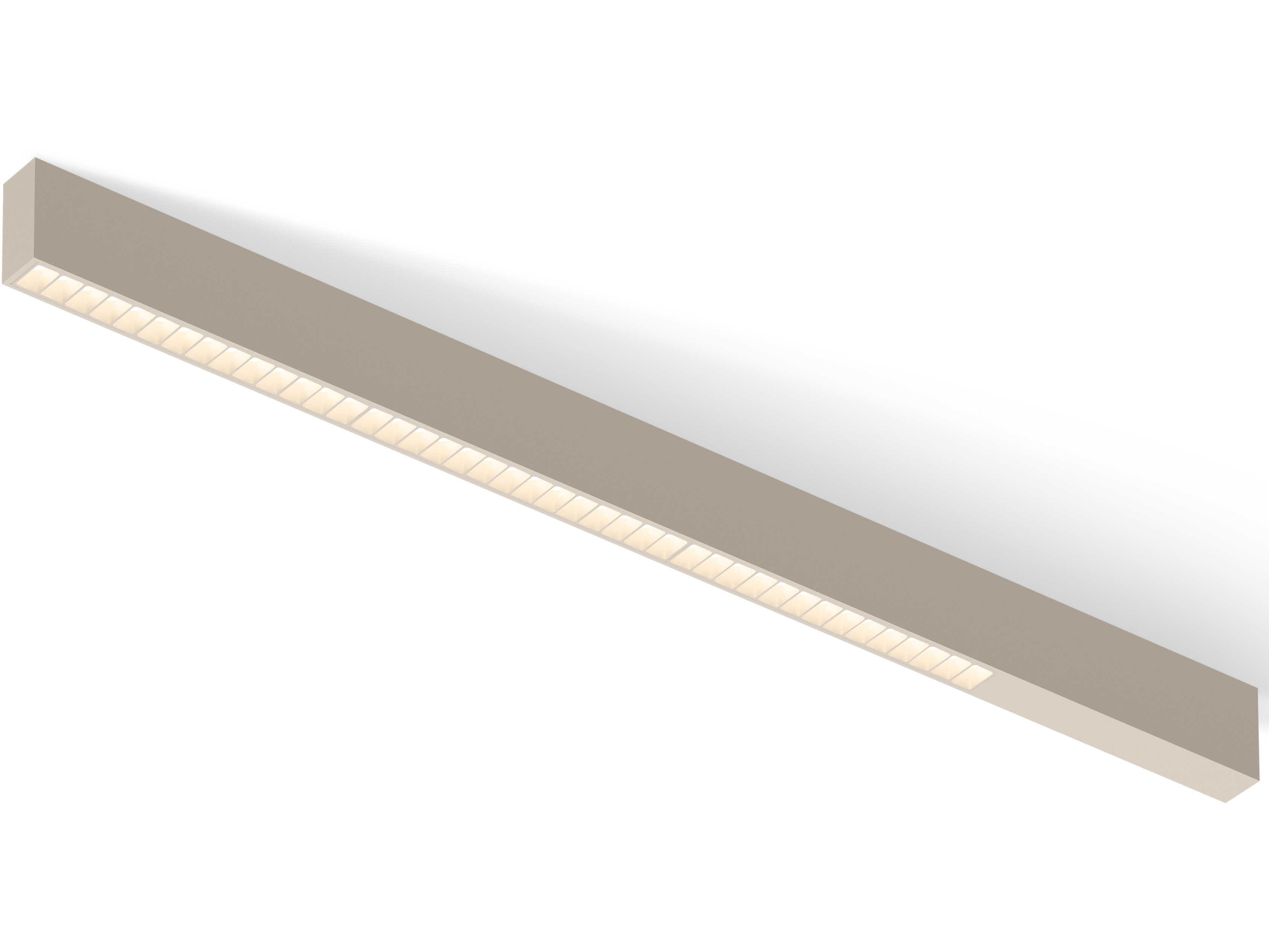 Vibia Offset 1-Light Off White Linear Flush Mount