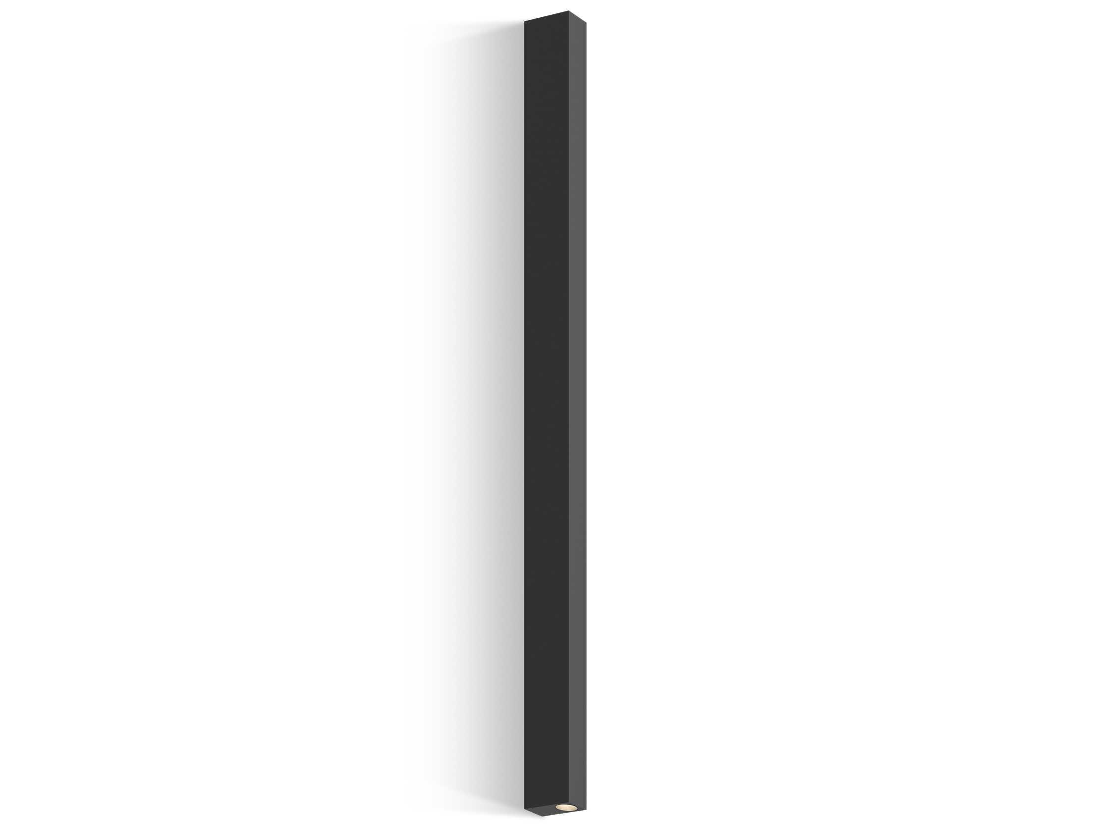 Vibia Offset 1-Light Black Wall Sconce