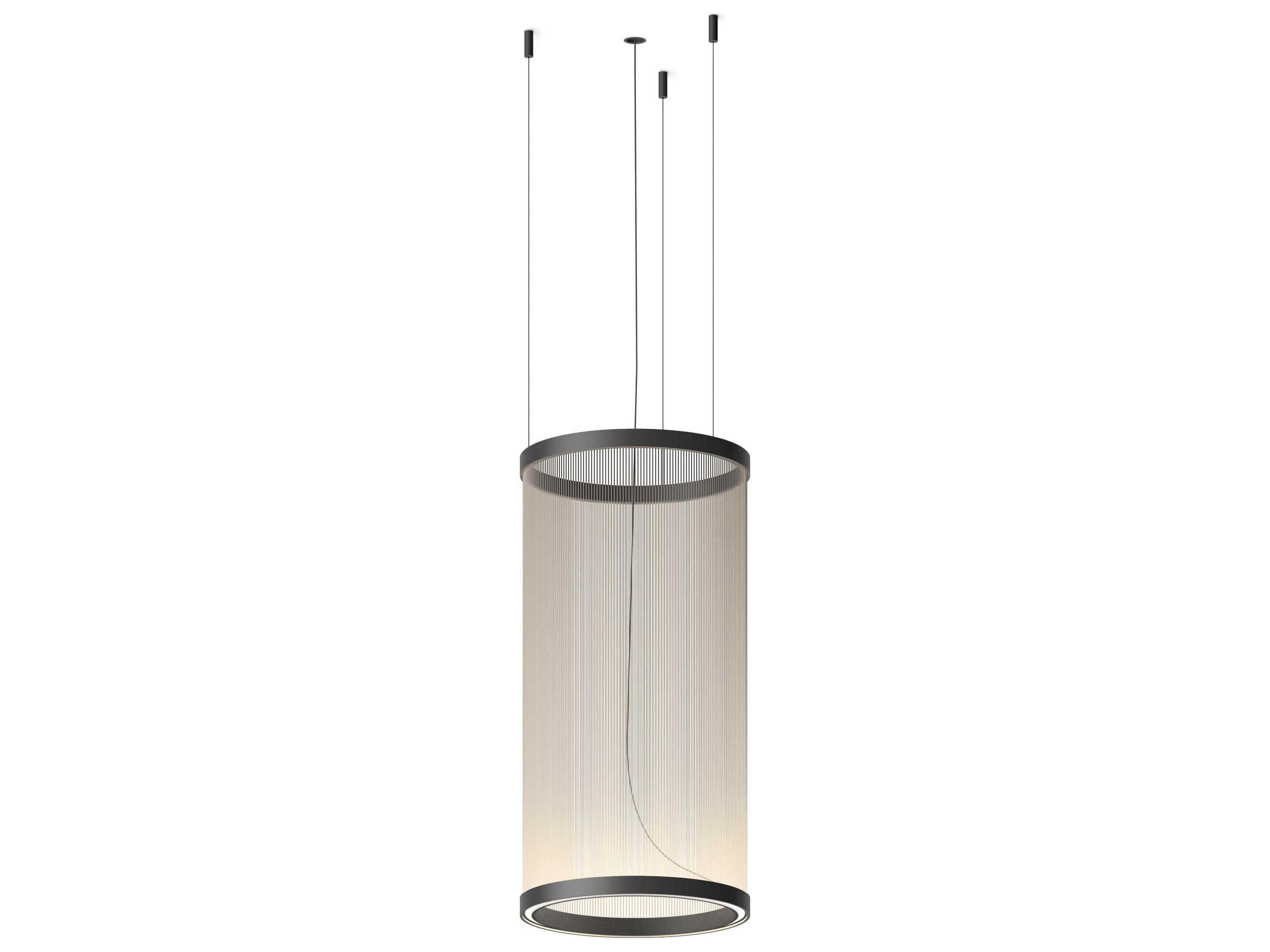 Vibia Array 1-Light Black Cylinder Pendant