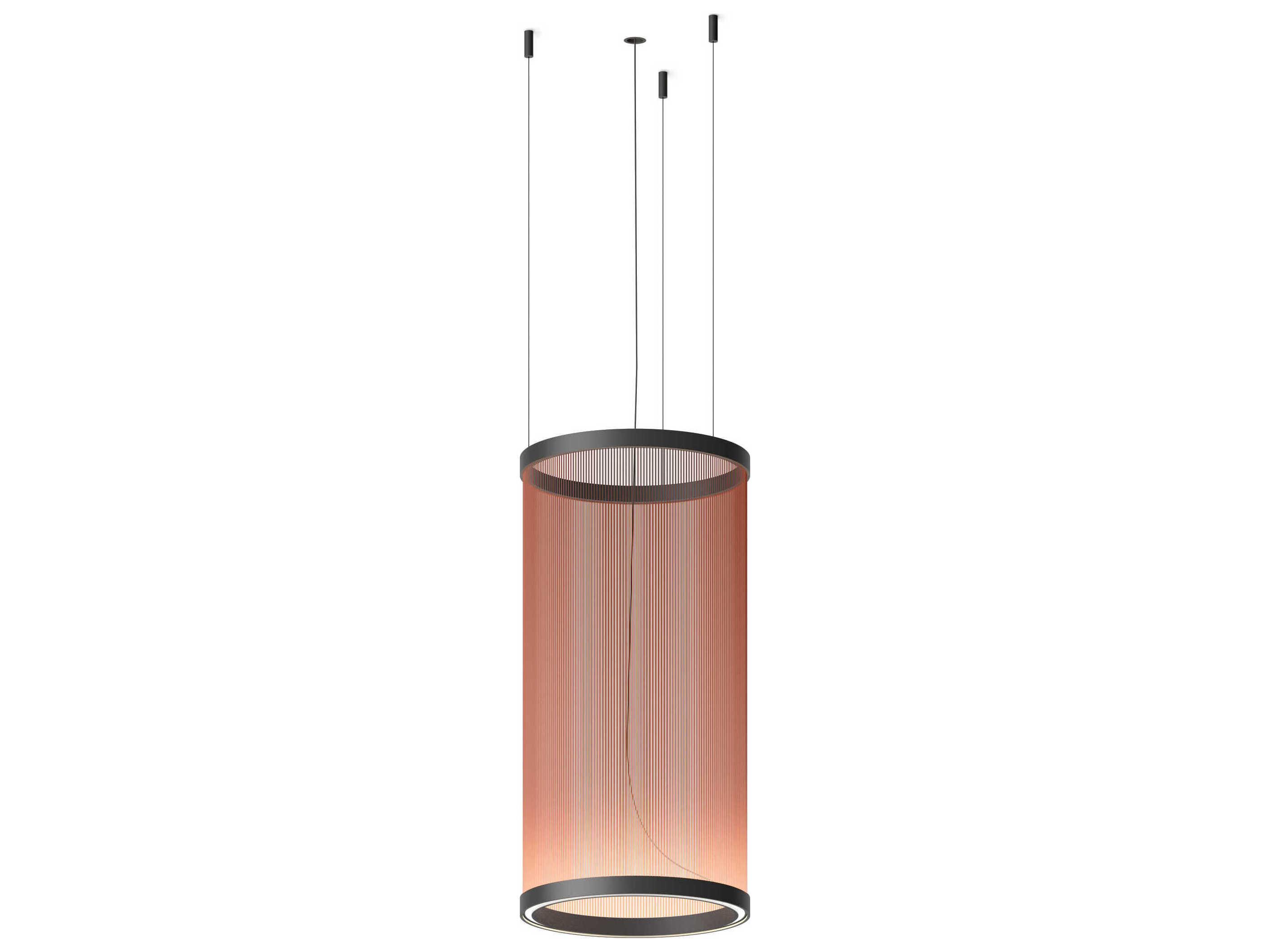 Vibia Array 1-Light Black Cylinder Pendant