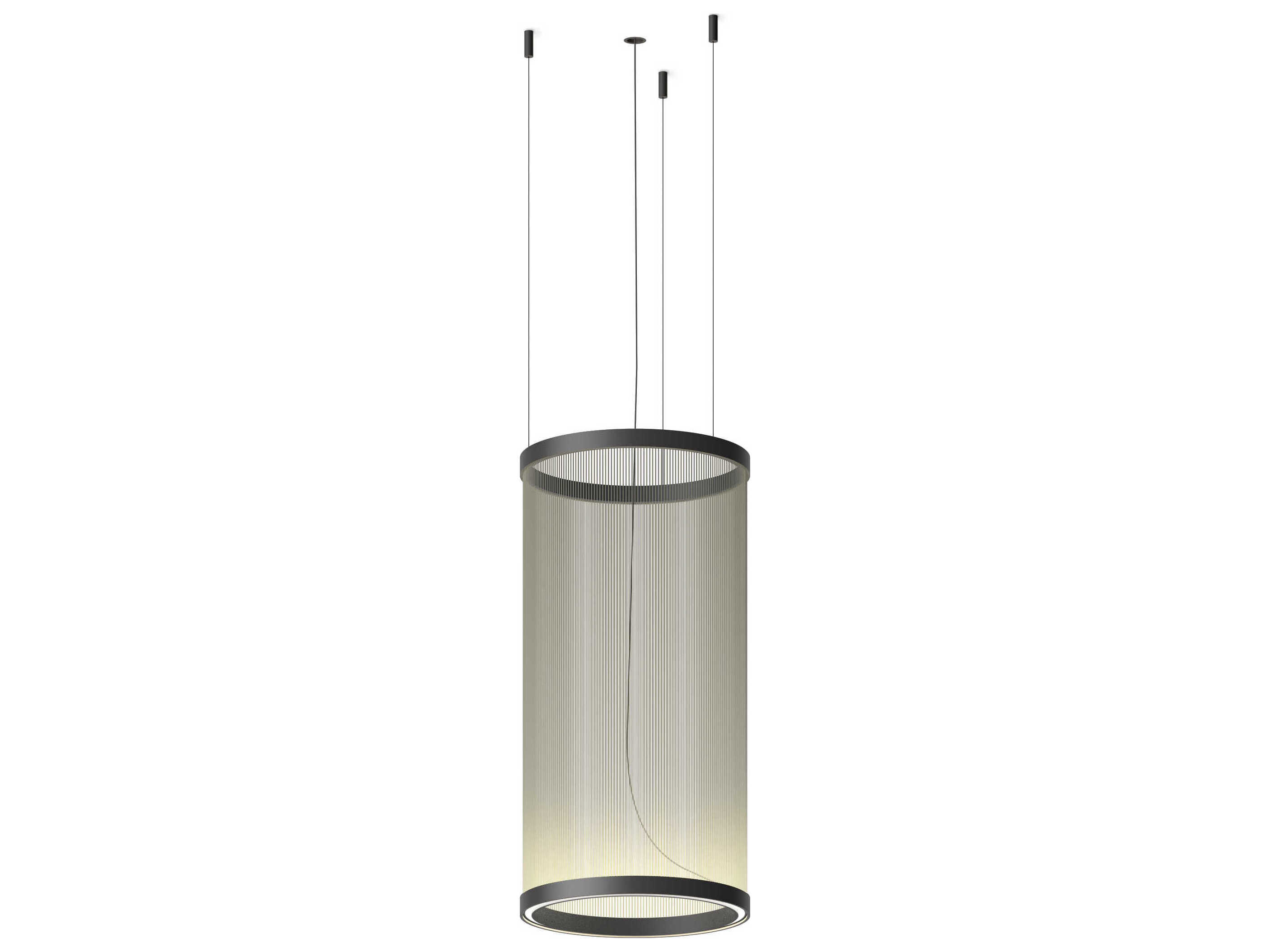 Vibia Array 1-Light Black Cylinder Pendant