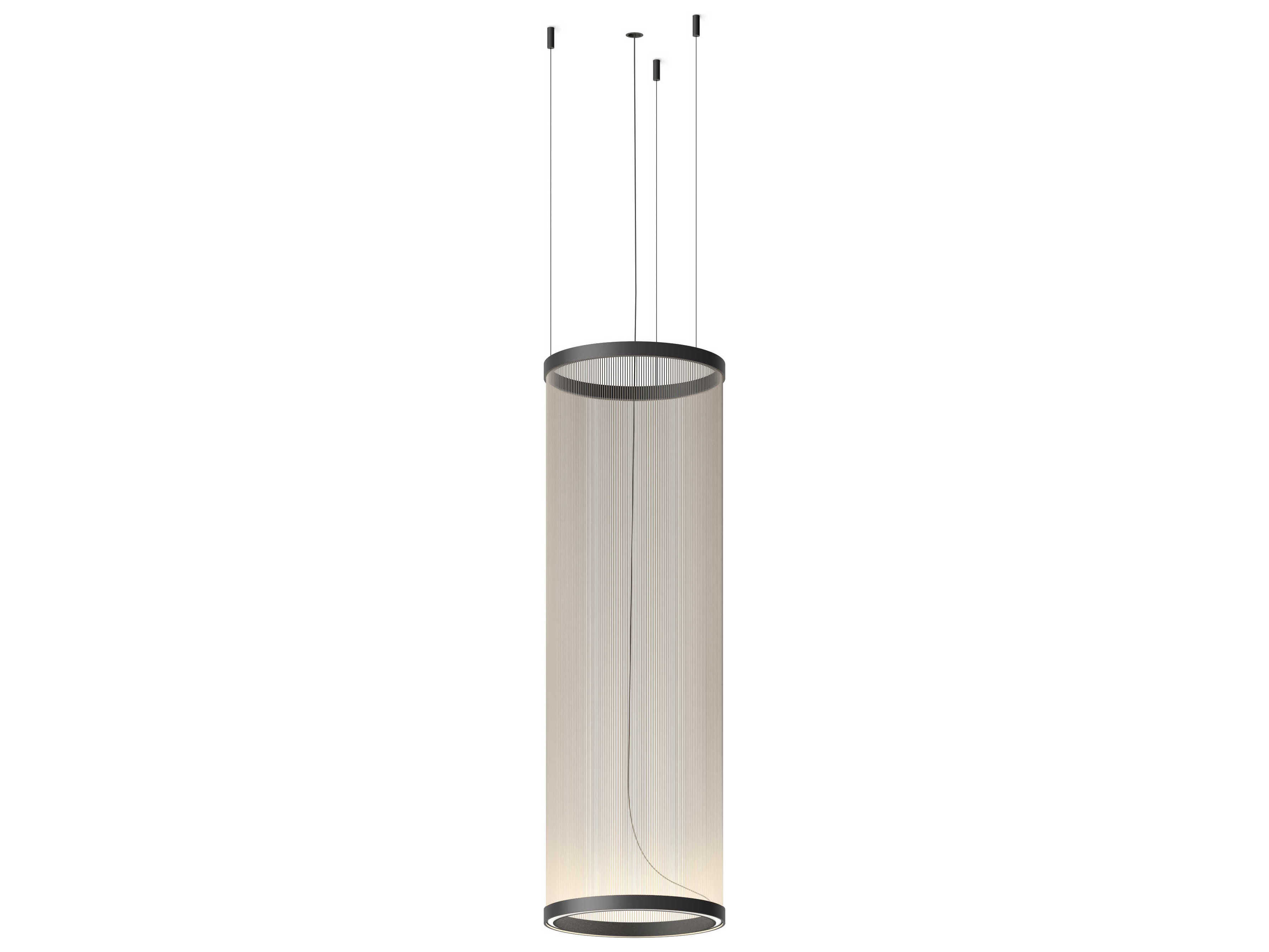 Vibia Array 1-Light Gray Cylinder Pendant