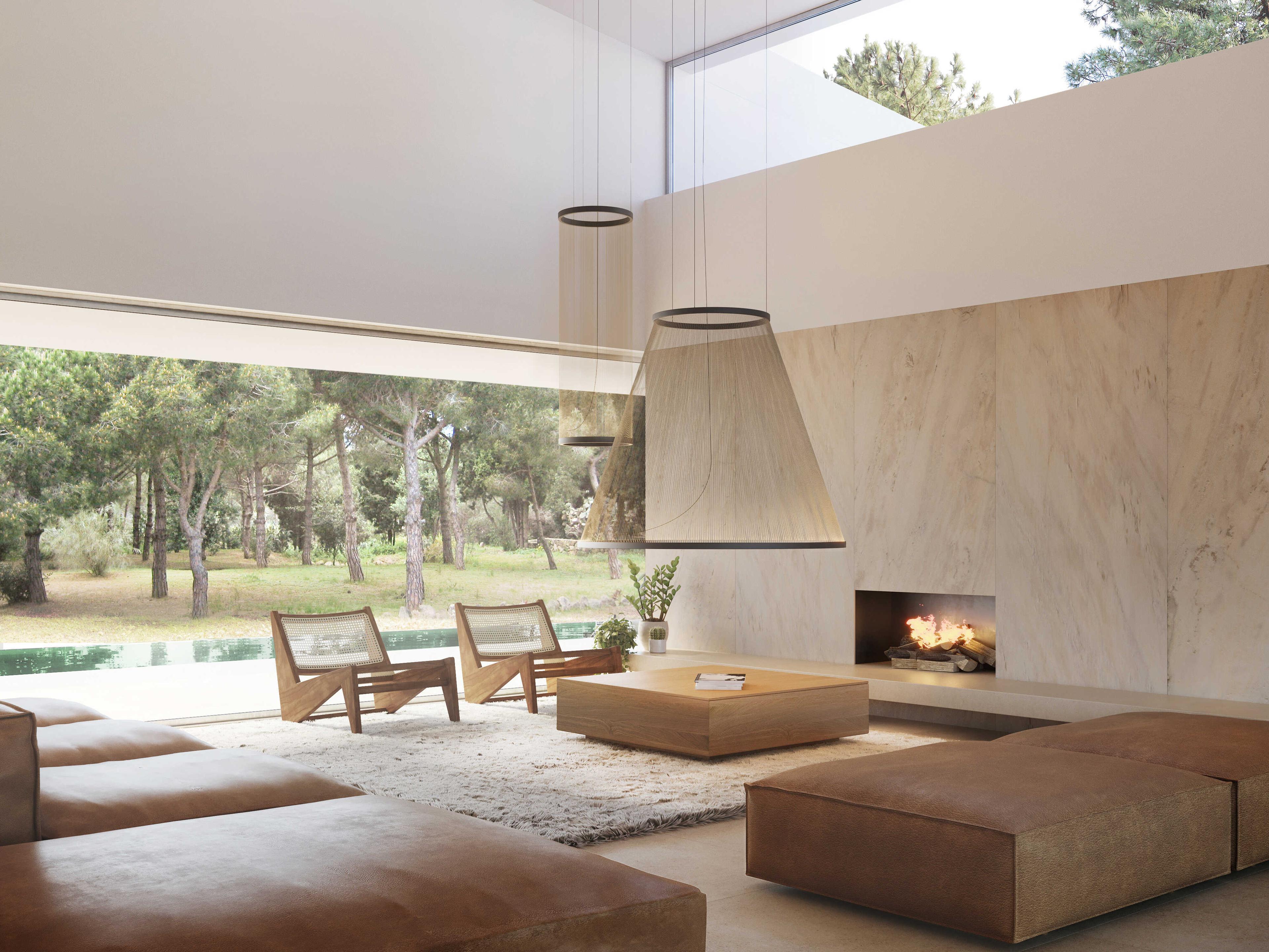 Vibia Array 1-Light Gray Cylinder Pendant