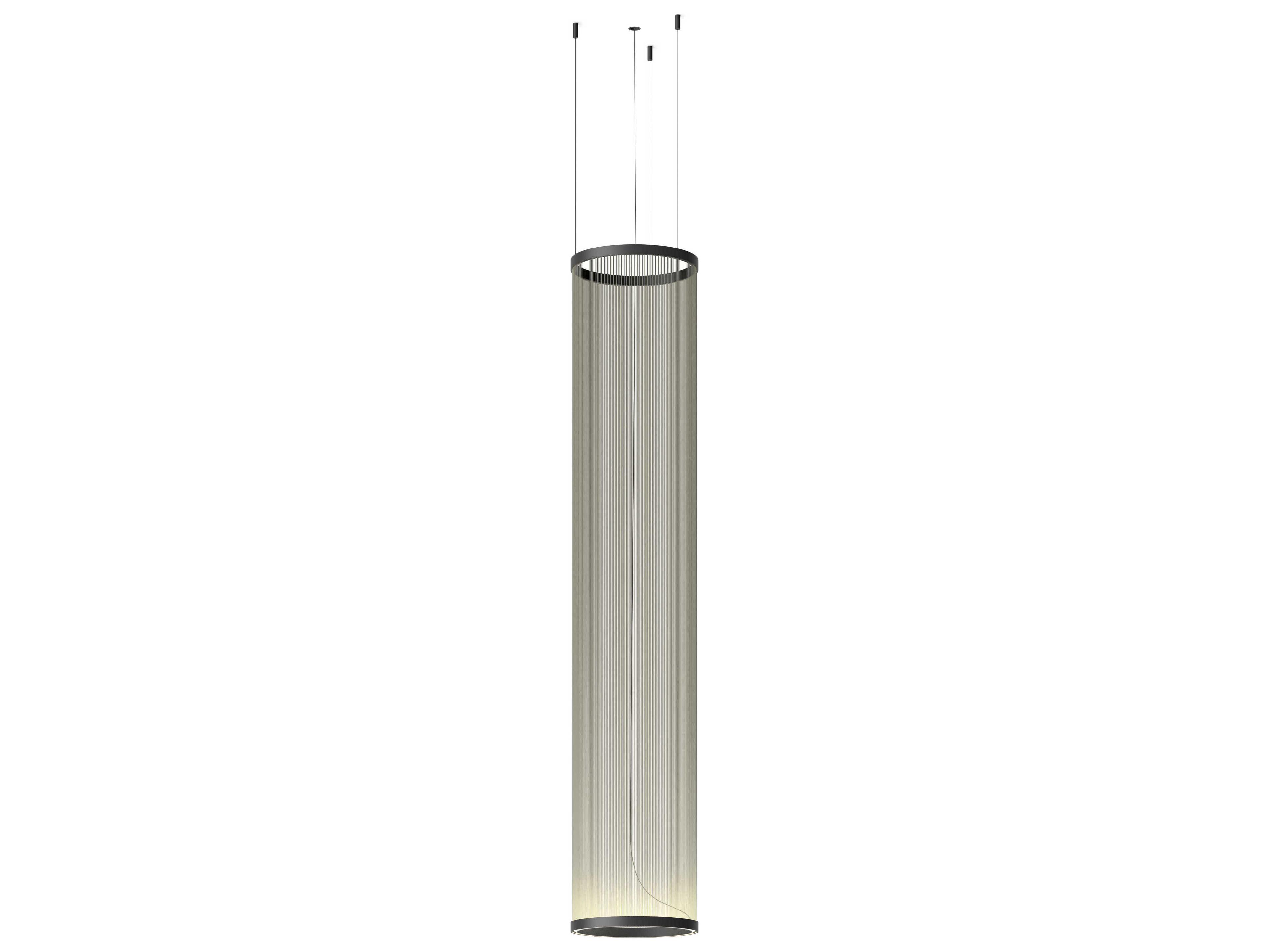 Vibia Array 1-Light Nickel Cylinder Pendant