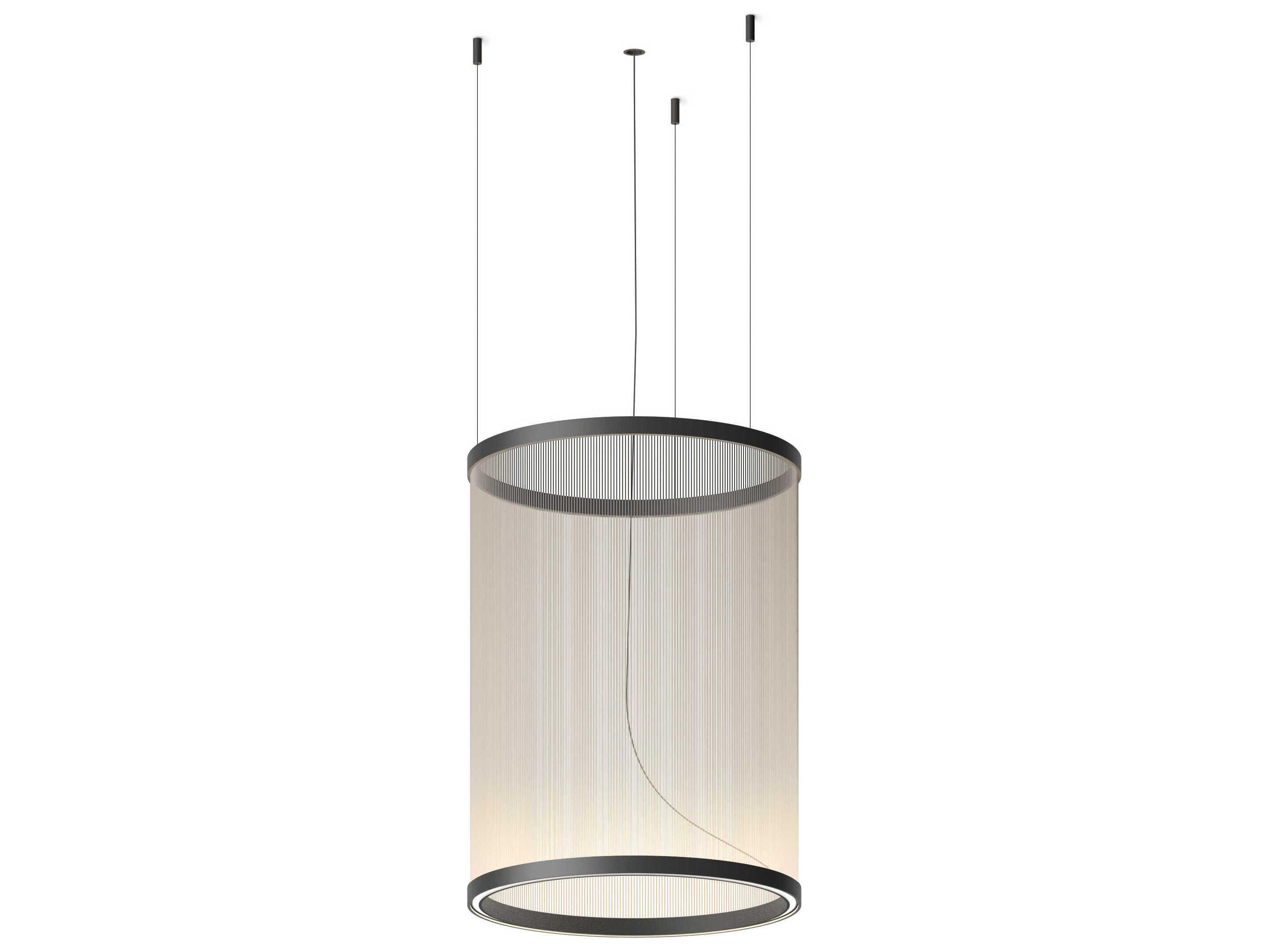 Vibia Array 1-Light Black Cylinder Pendant