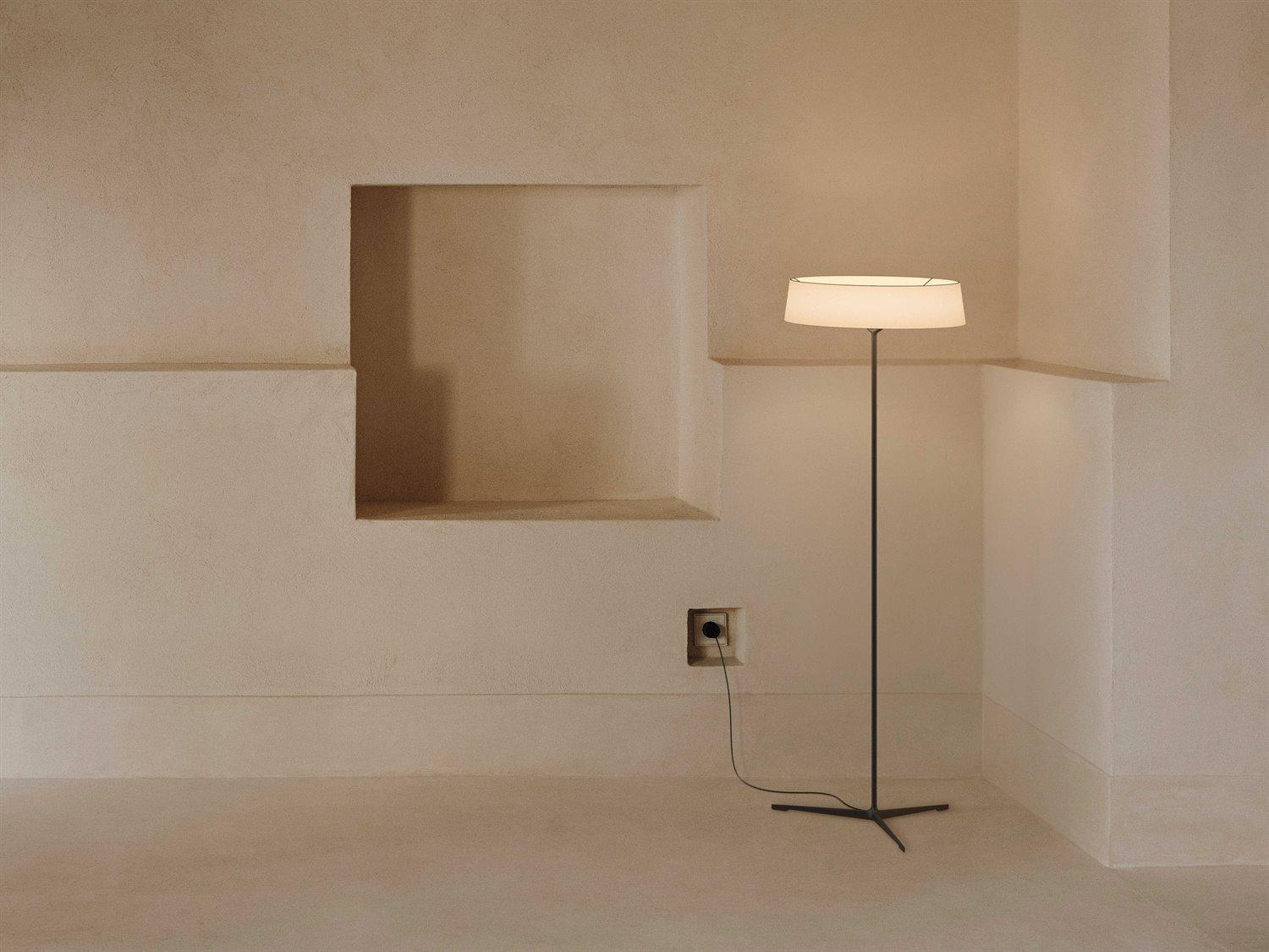 Vibia Dama Black Floor Lamp