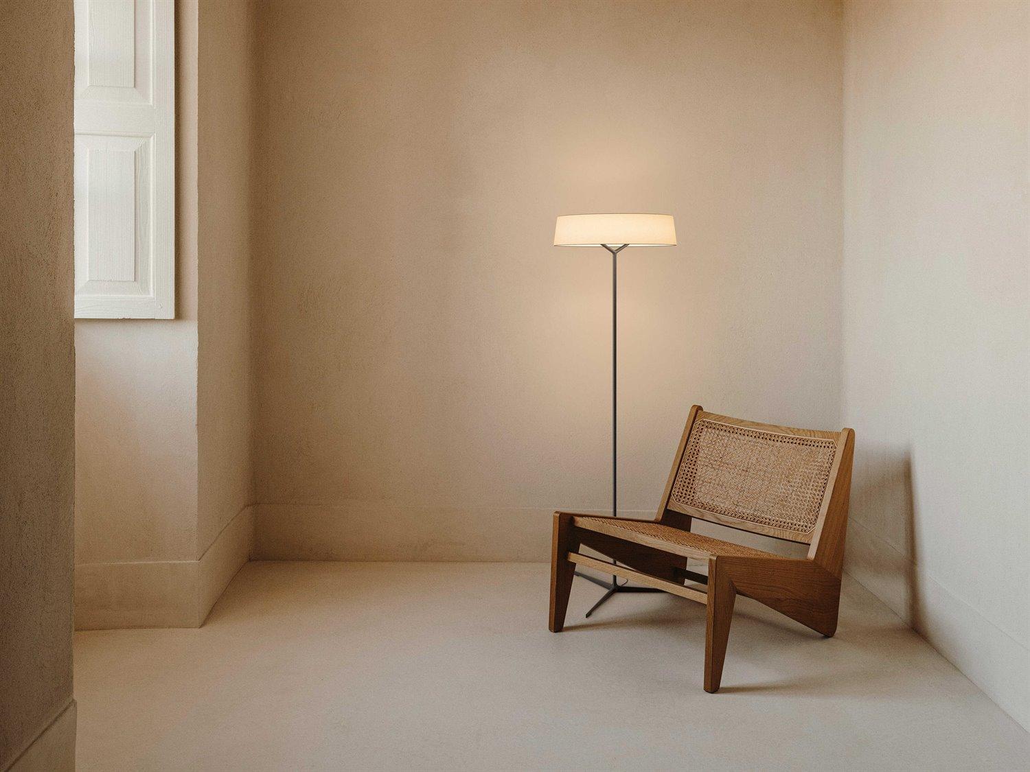 Vibia Dama Black Floor Lamp