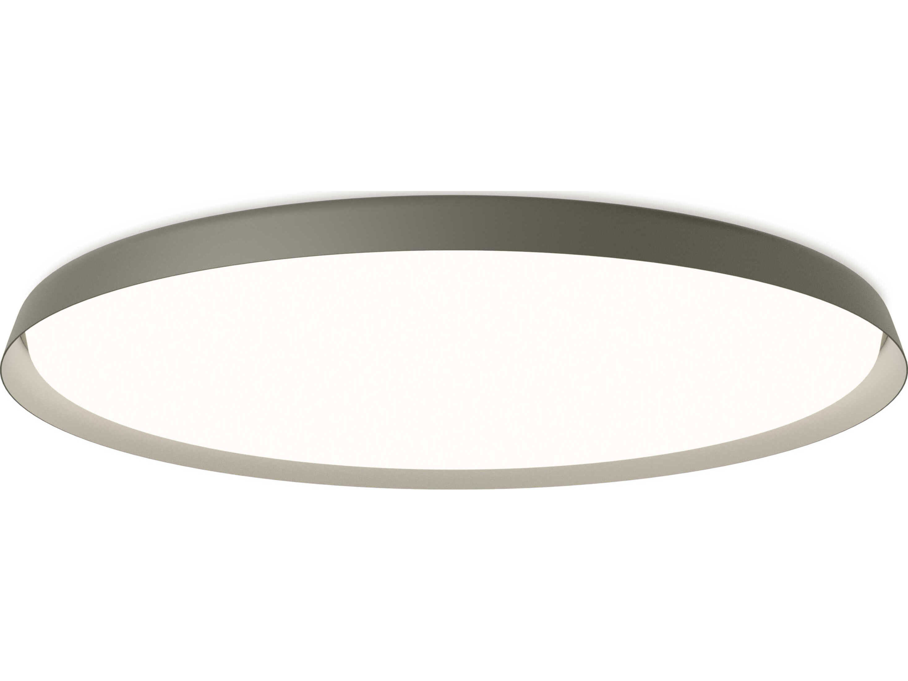 Vibia Bigger 1-Light Gray Round Flush Mount