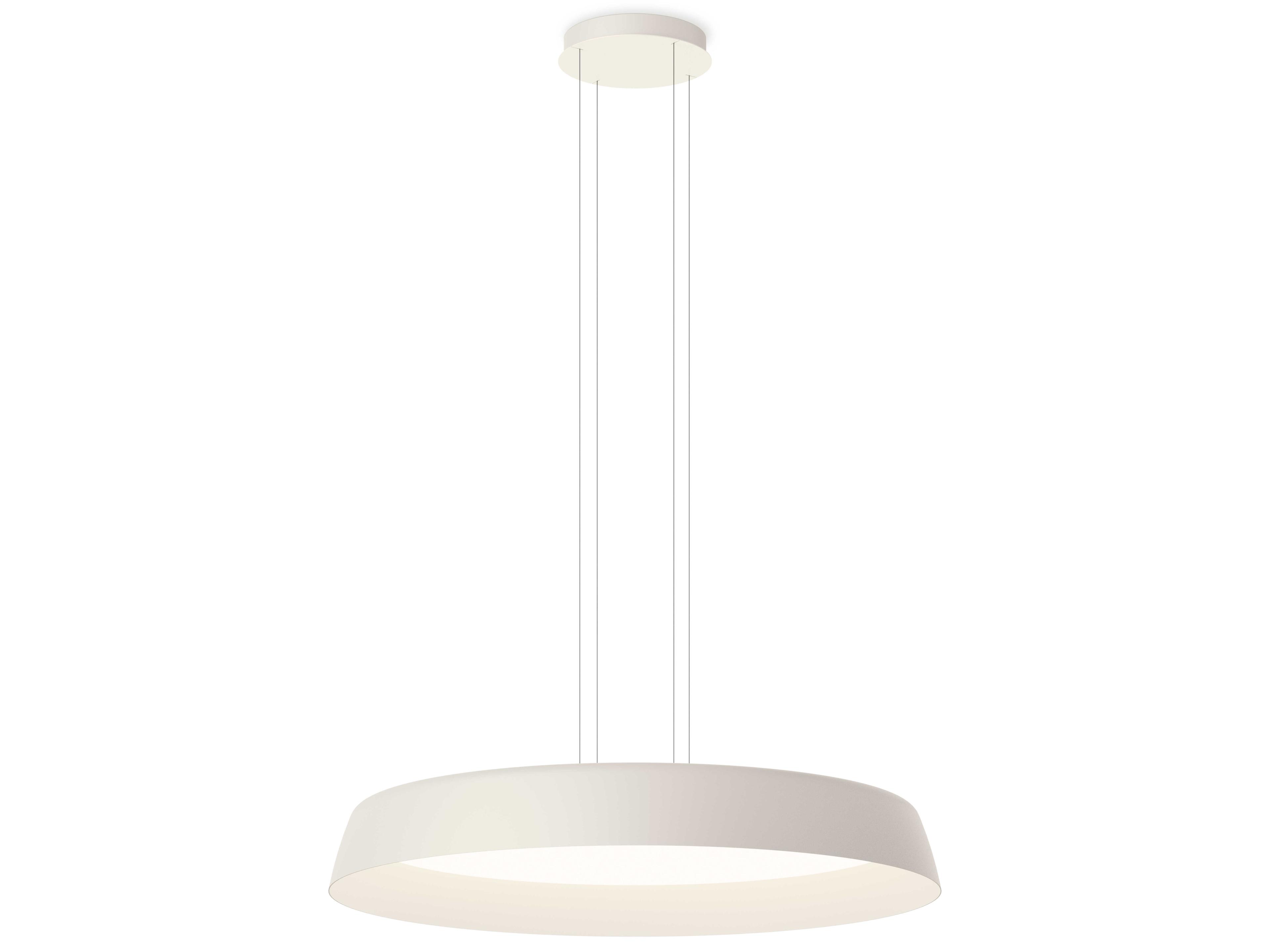 Vibia Bigger 1-Light Warm White Drum Pendant