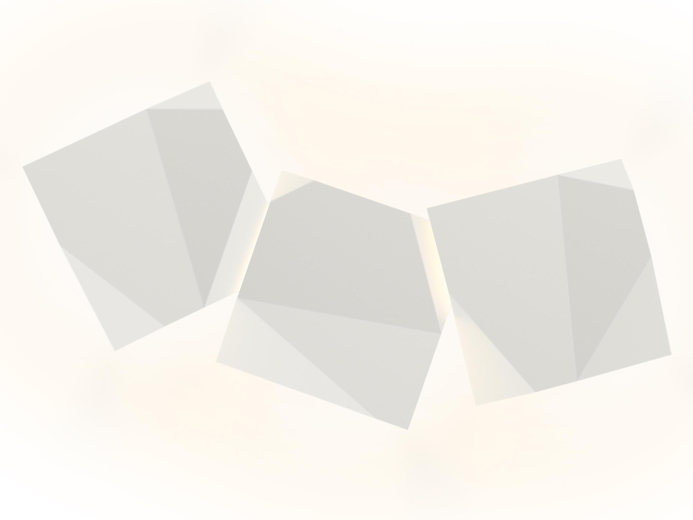 Vibia Origami 3-Light Outdoor Wall Light