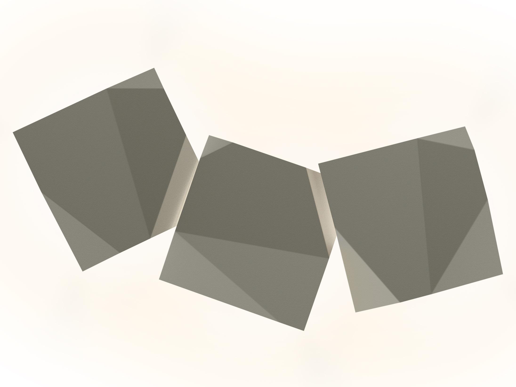 Vibia Origami 3-Light Outdoor Wall Light