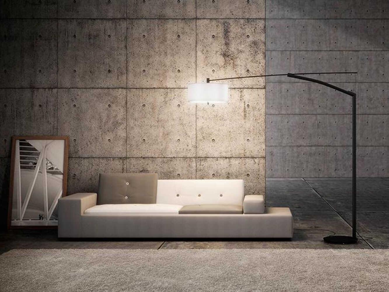 Vibia Balance Graphite Gray Floor Lamp