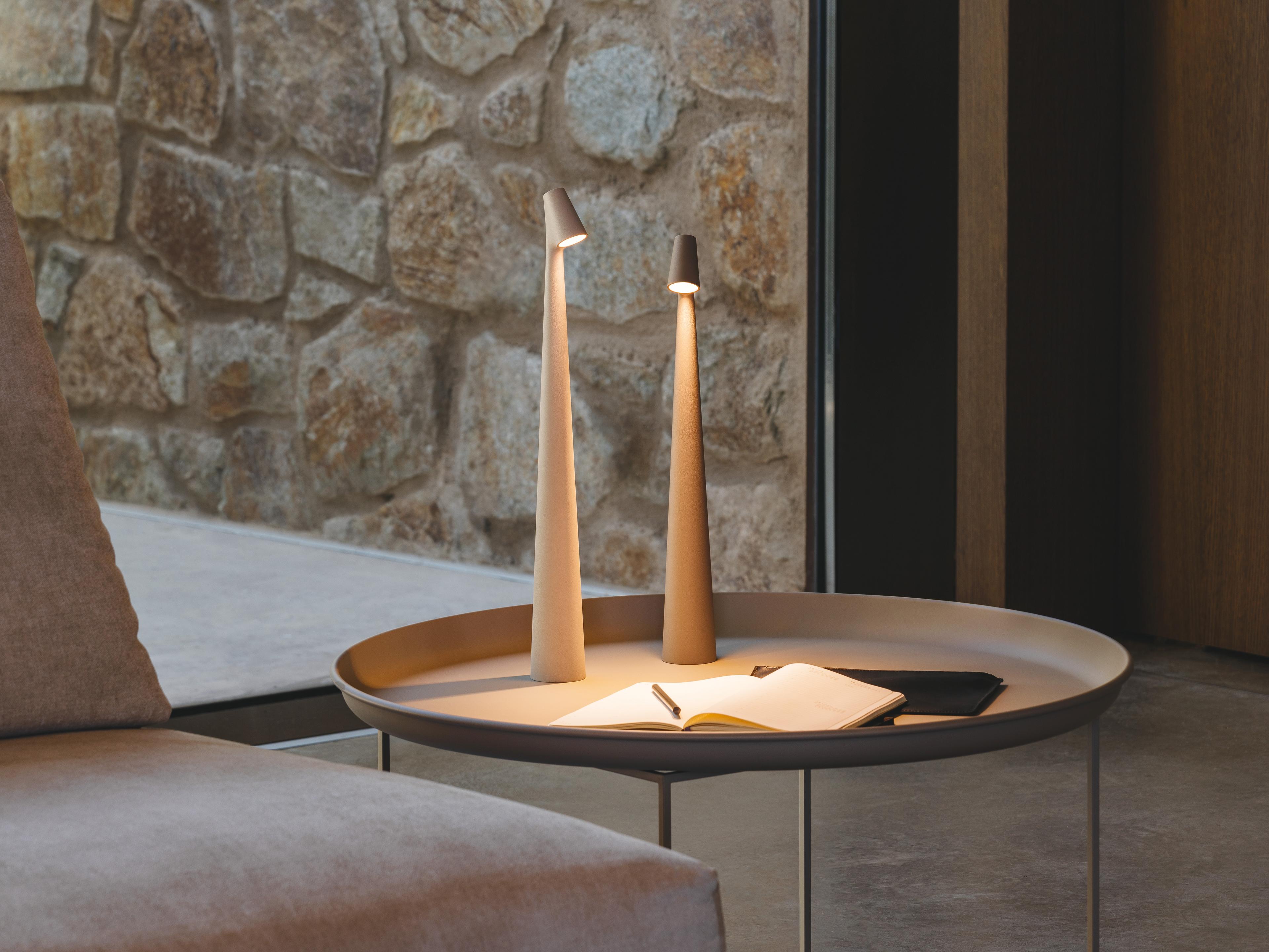 Vibia Africa White Table Lamp