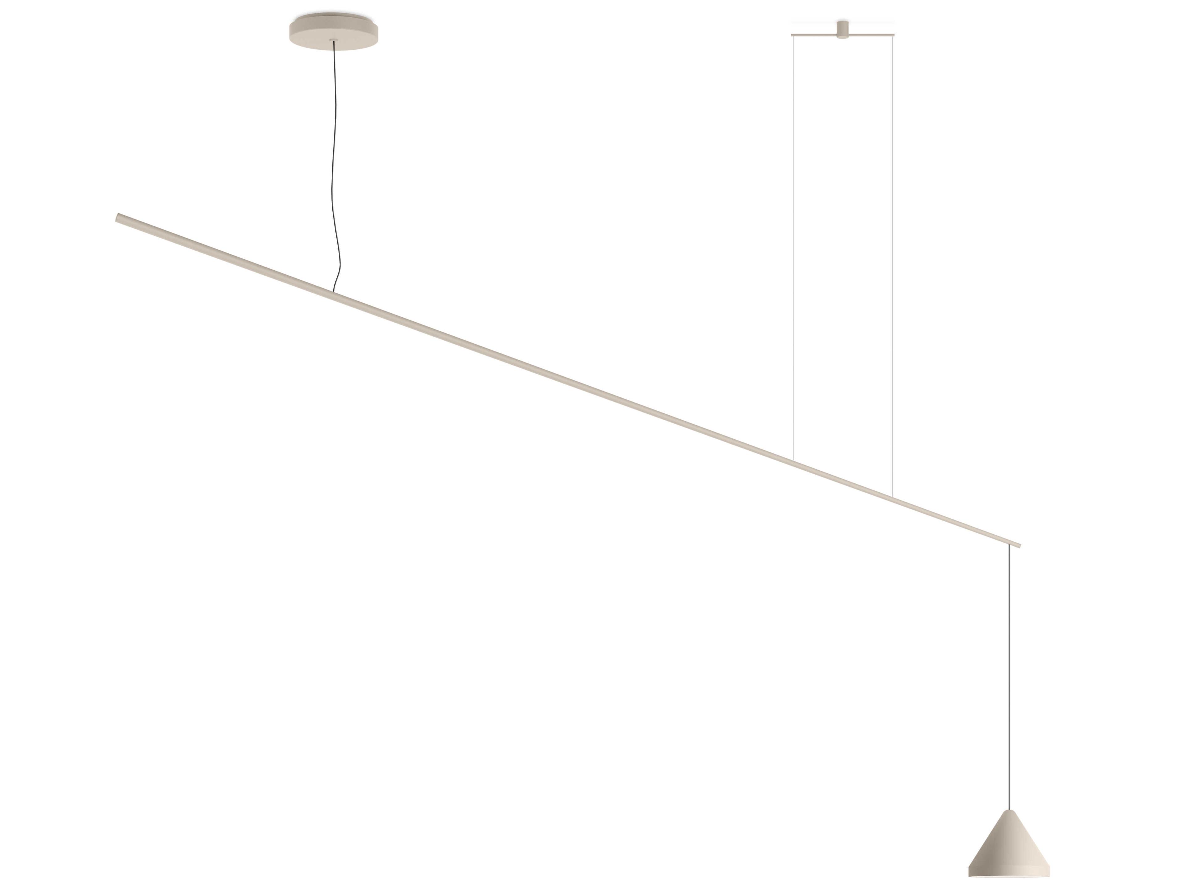 Vibia North 1-Light Cream Off White Pendant