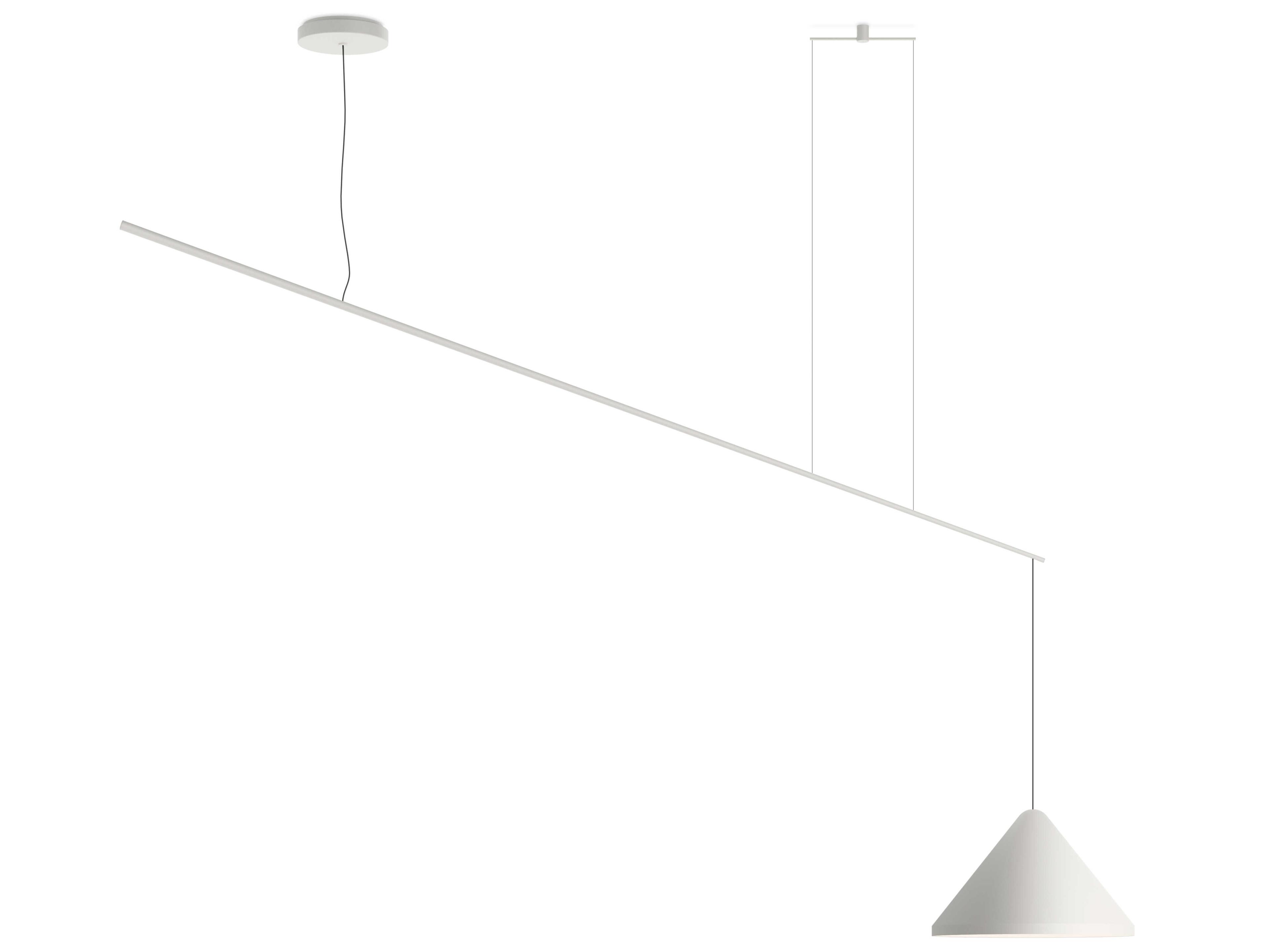 Vibia North 1-Light White Pendant