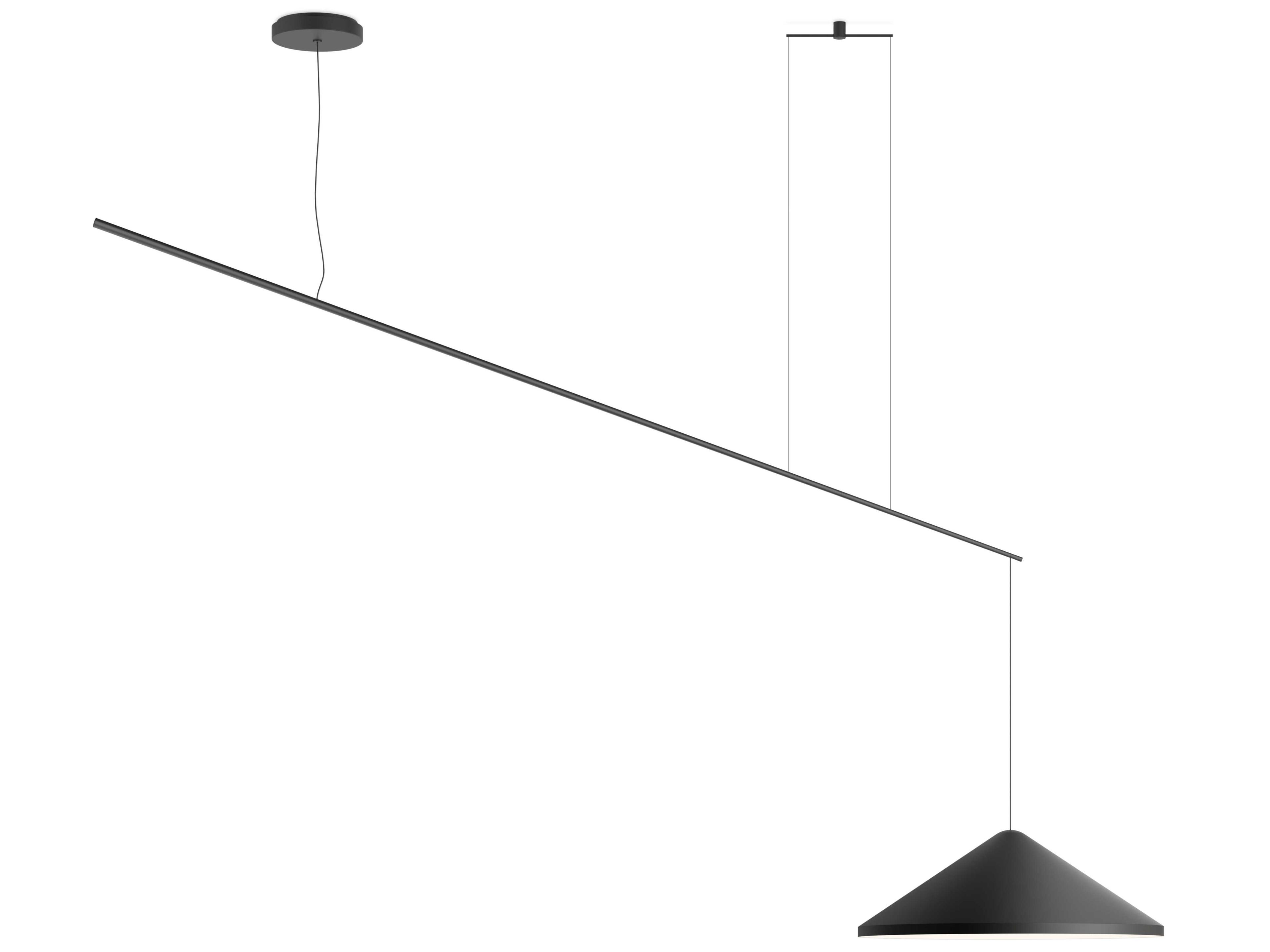 Vibia North 1-Light Graphite Gray Pendant