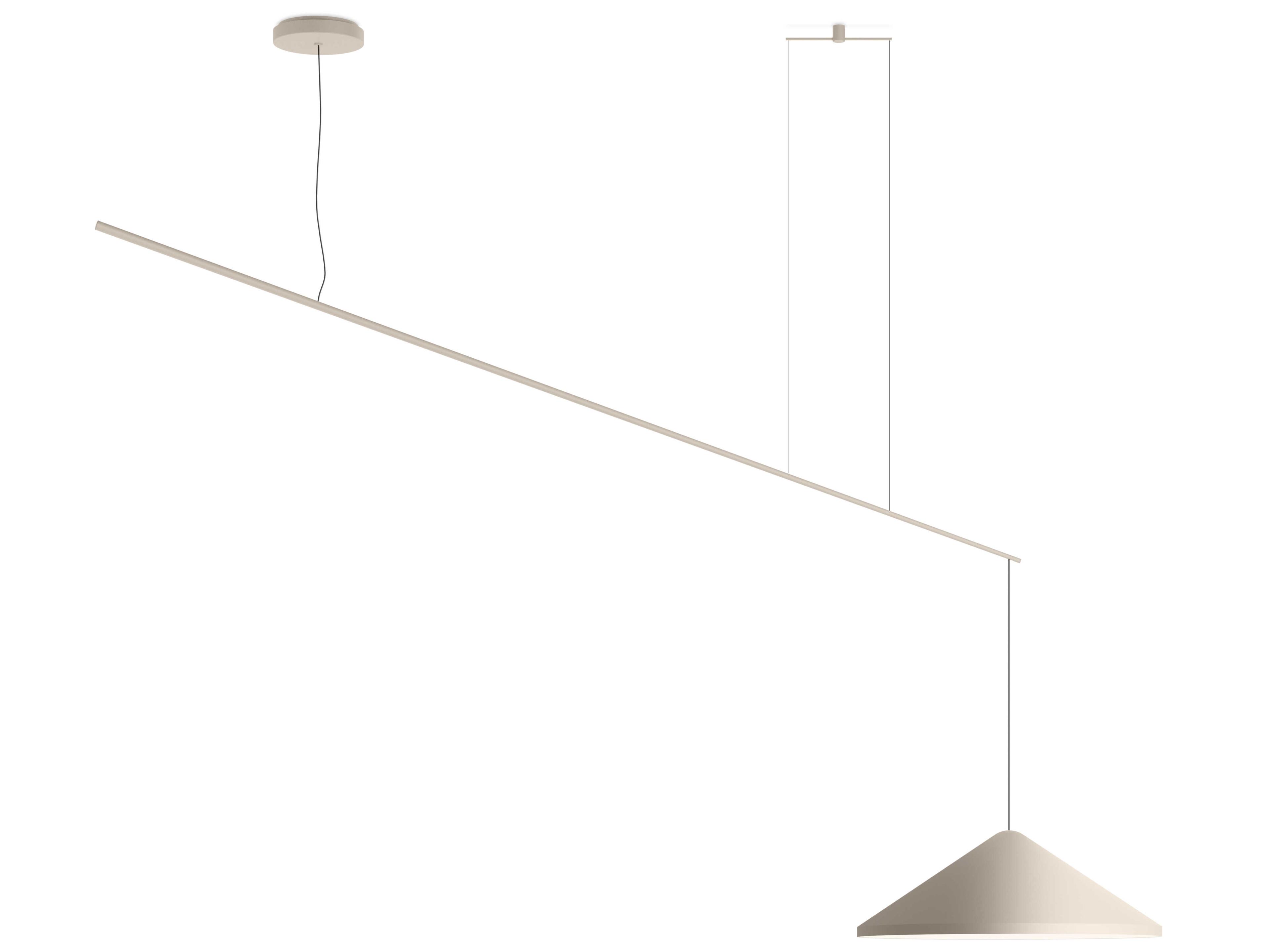 Vibia North 1-Light Cream Off White Pendant