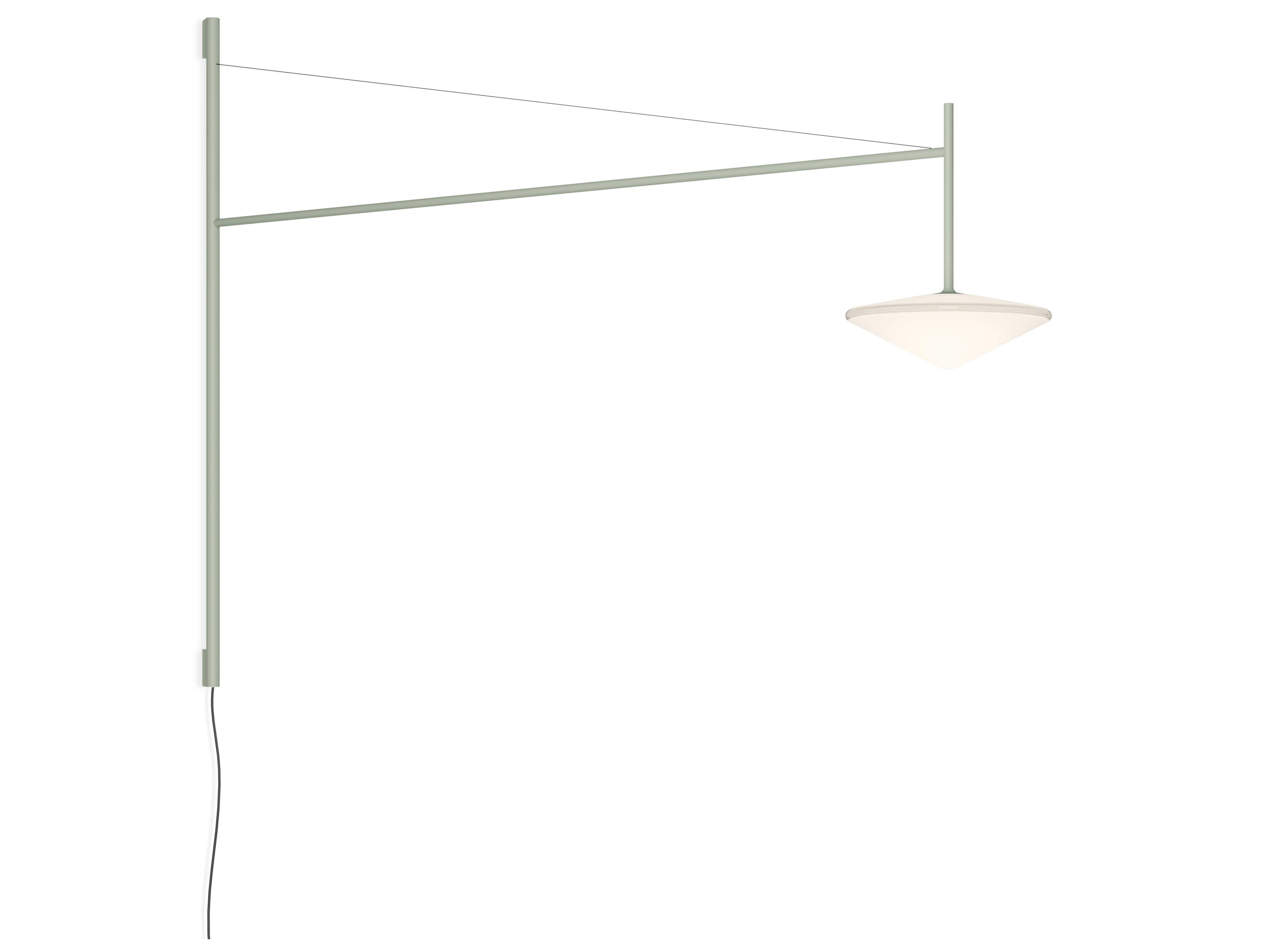 Vibia Tempo 1-Light Green Swing Wall Sconce