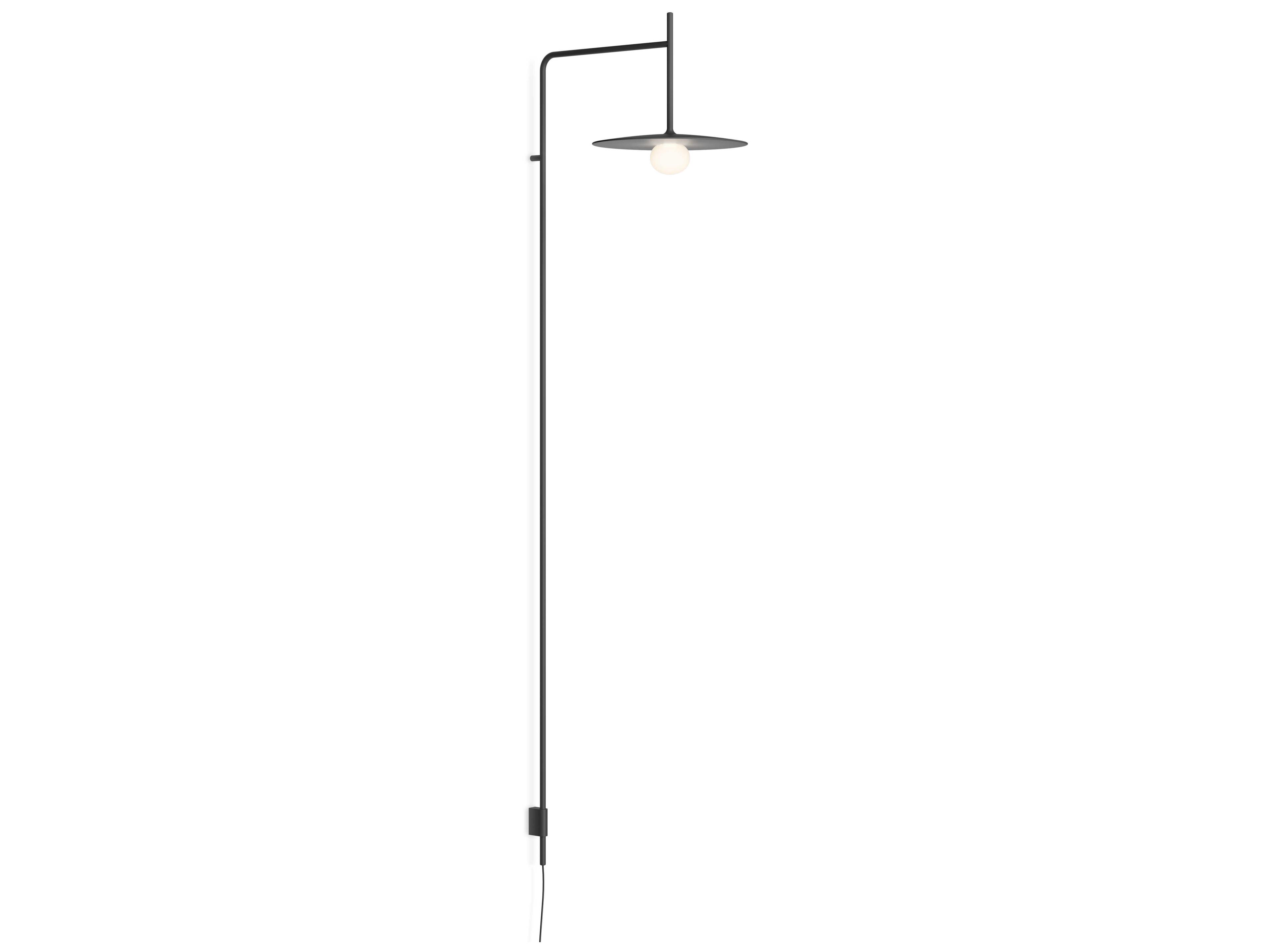 Vibia Tempo 1-Light Graphite Gray Wall Sconce