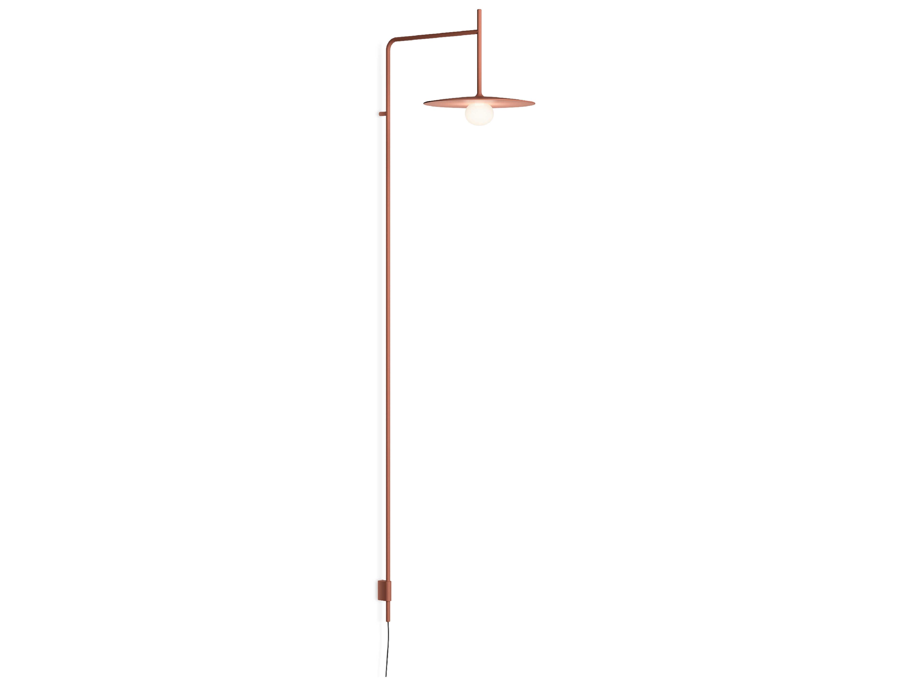 Vibia Tempo 1-Light Terra Red Wall Sconce