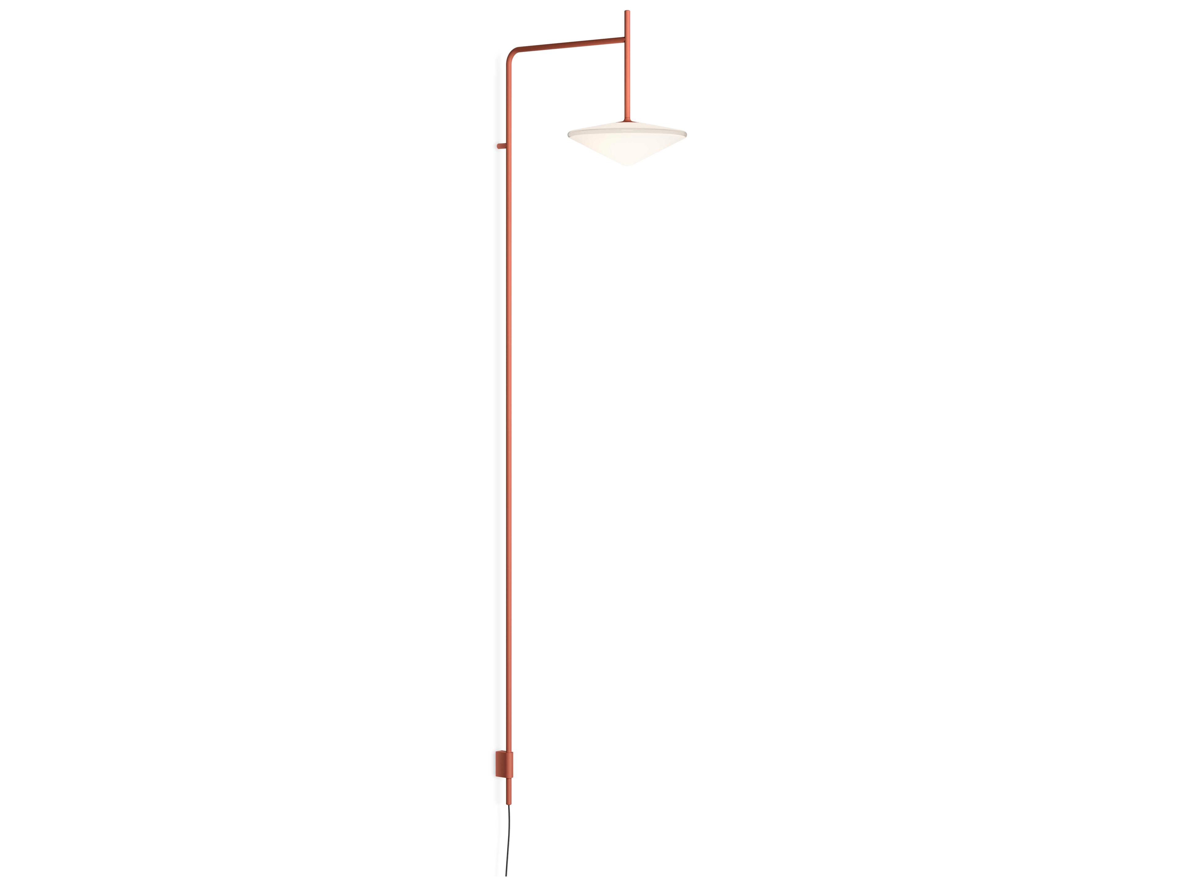 Vibia Tempo 1-Light Terra Red Wall Sconce