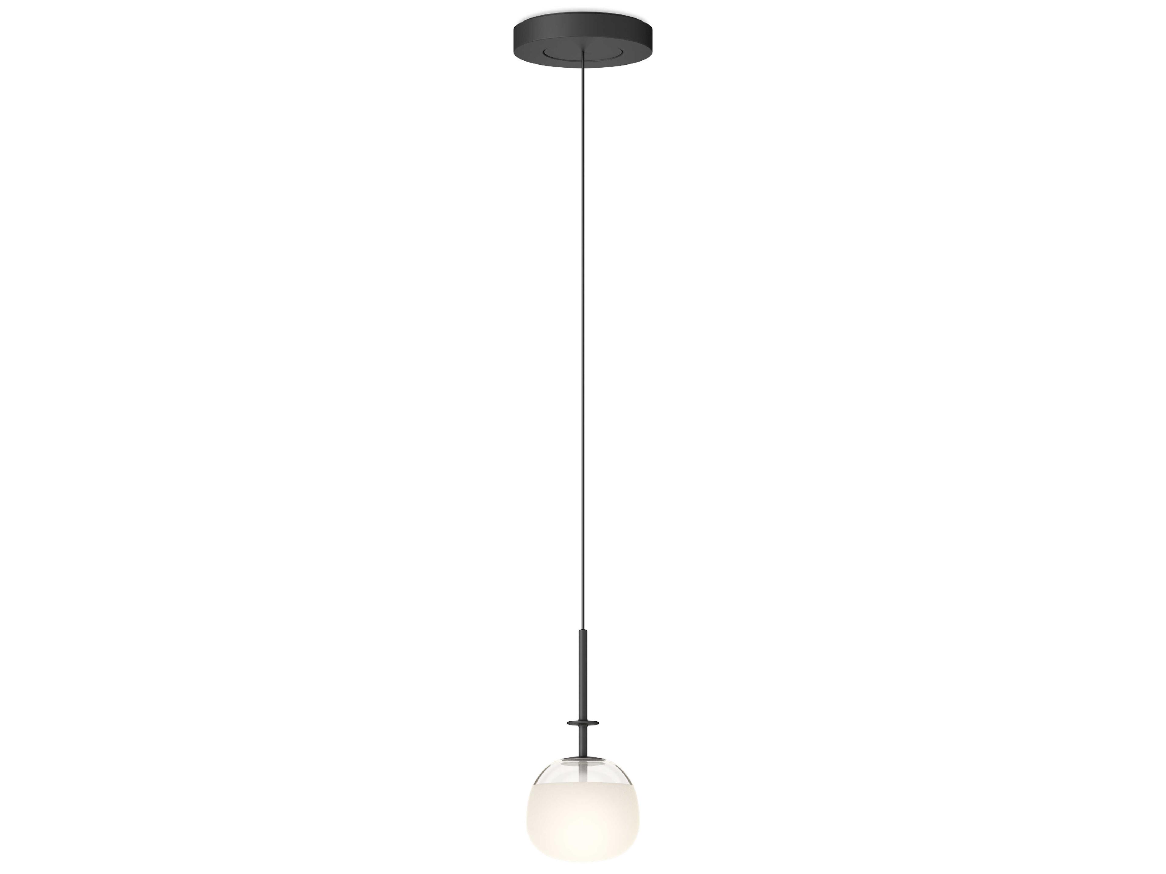 Vibia Tempo 1-Light Graphite Gray Mini Pendant