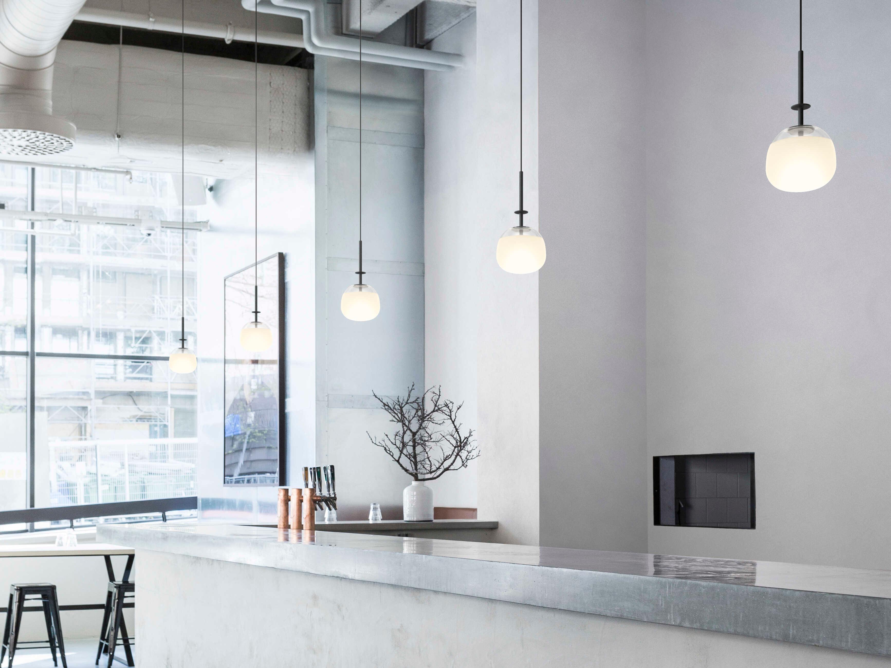 Vibia Tempo 1-Light Graphite Gray Mini Pendant