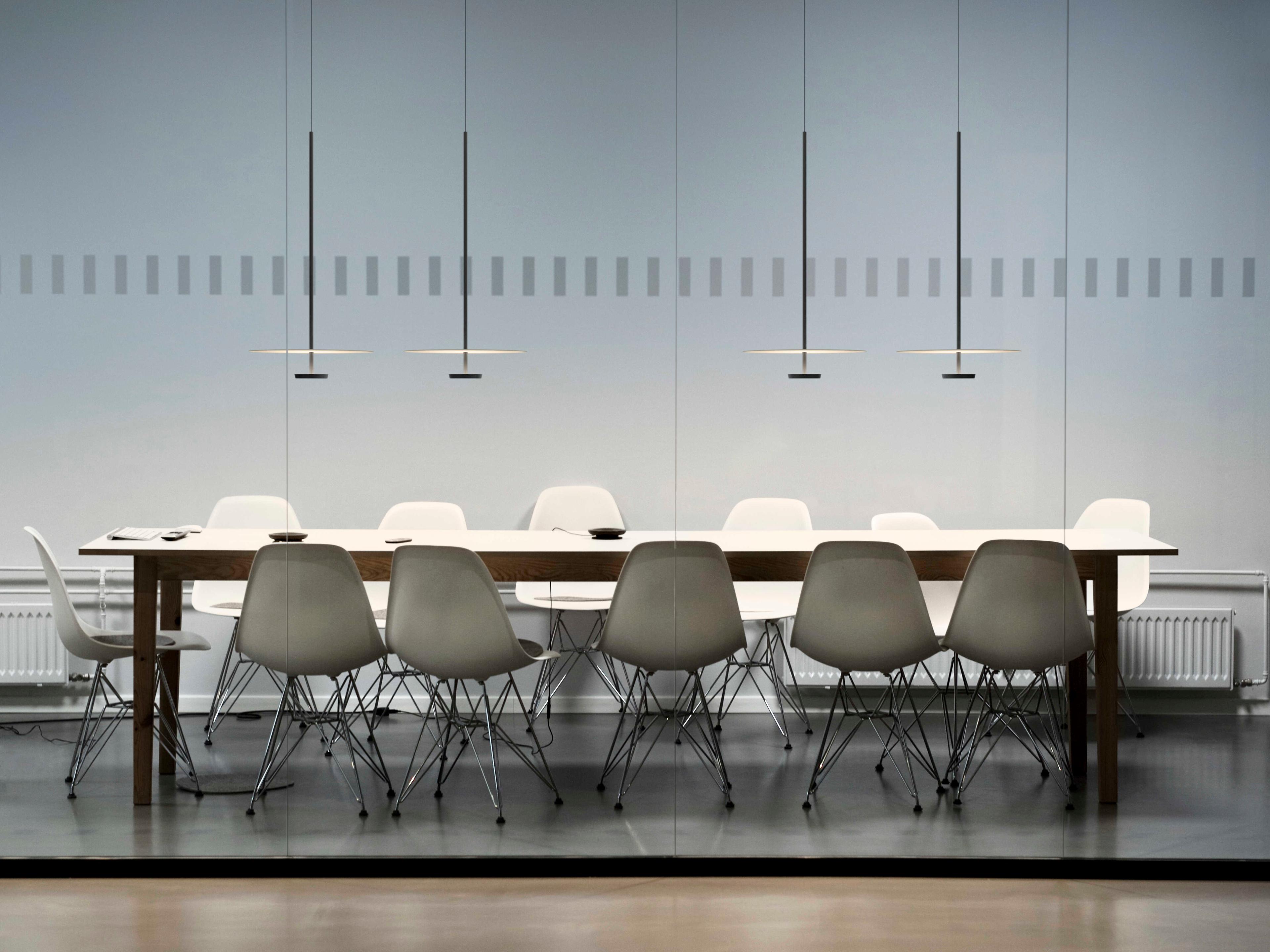 Vibia Flat 1-Light Green Round Pendant