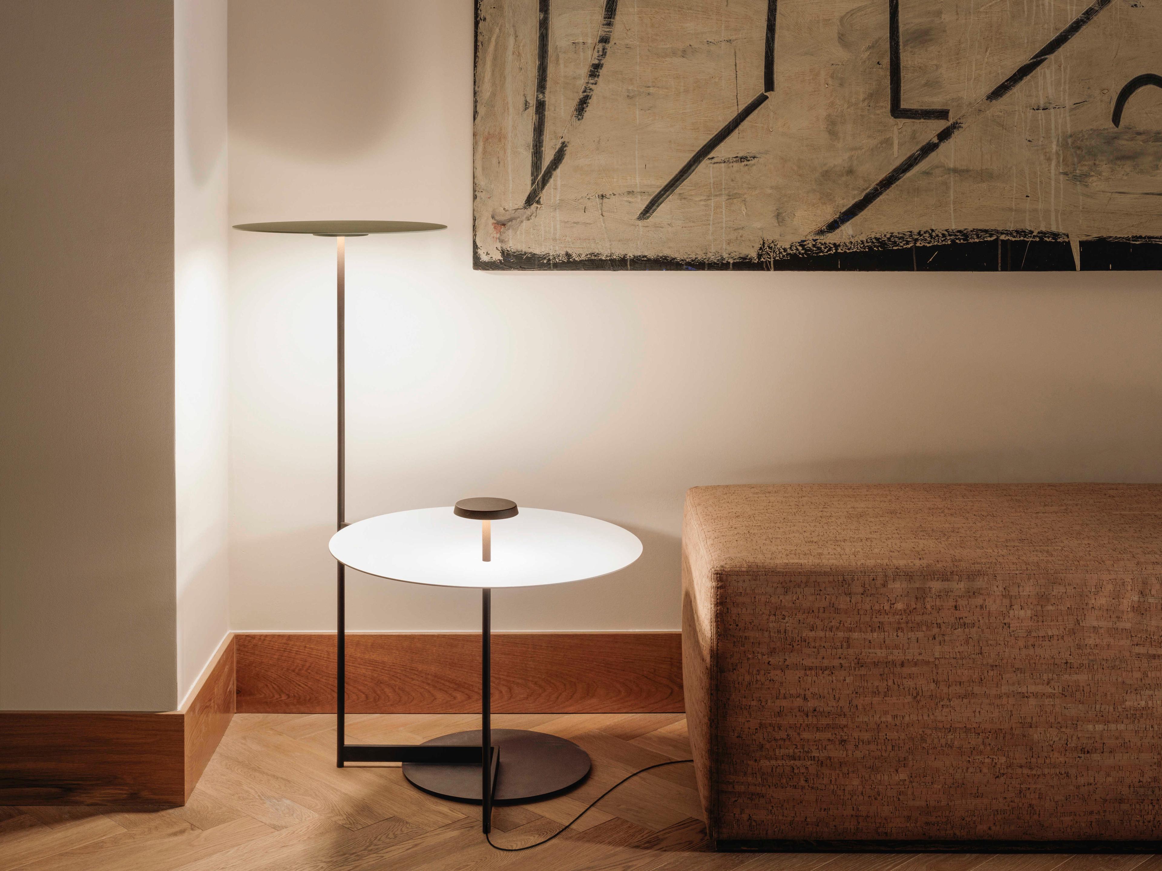 Vibia Flat Green Floor Lamp