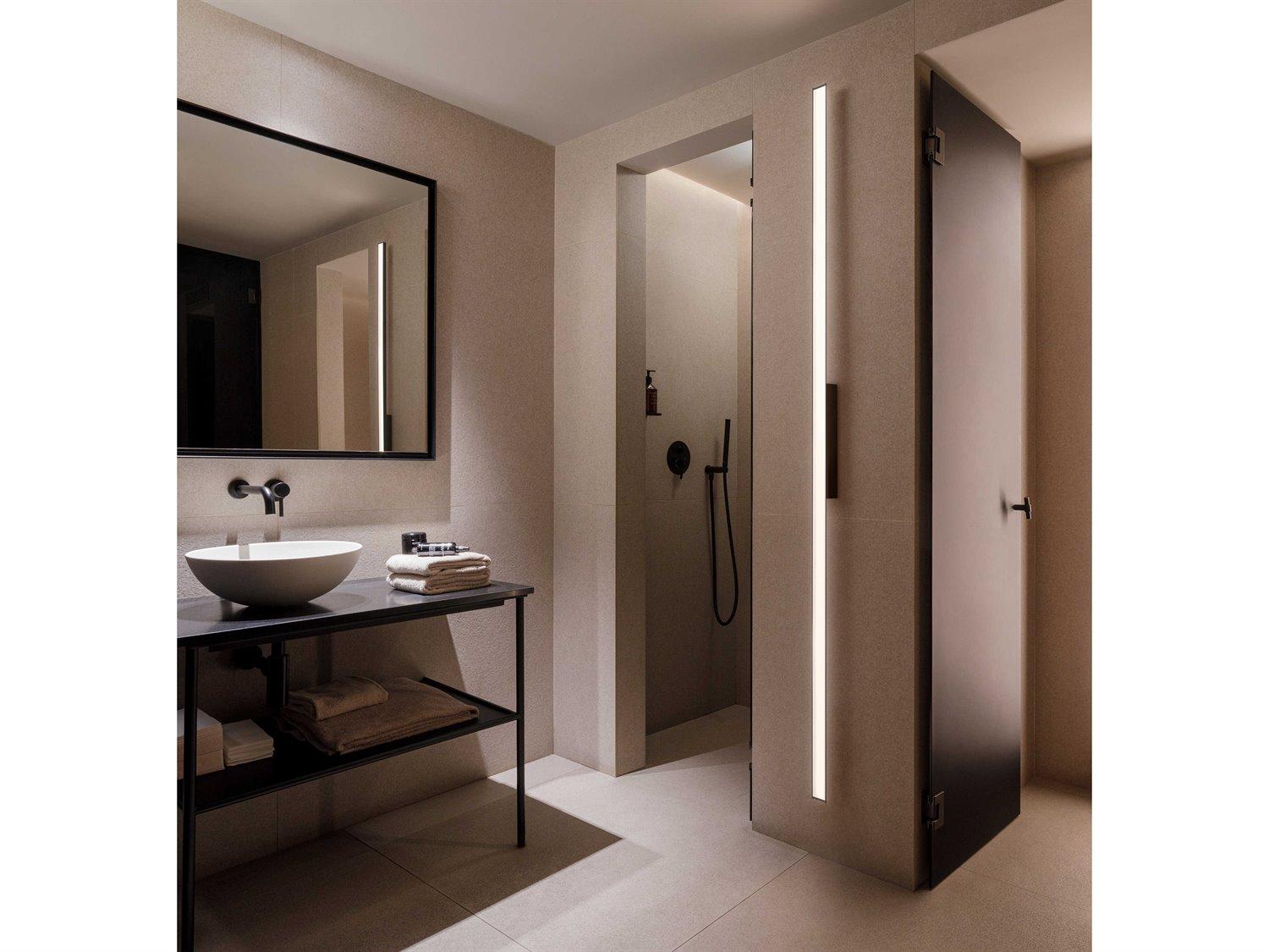 Vibia Spa 1-Light Black Wall Sconce