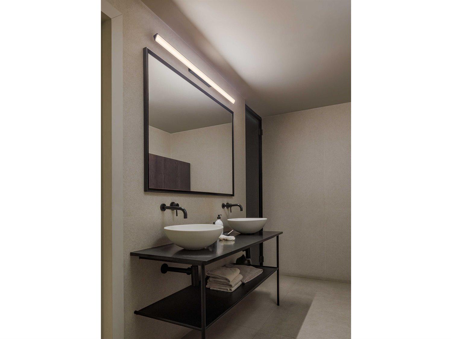 Vibia Spa 1-Light Black Wall Sconce