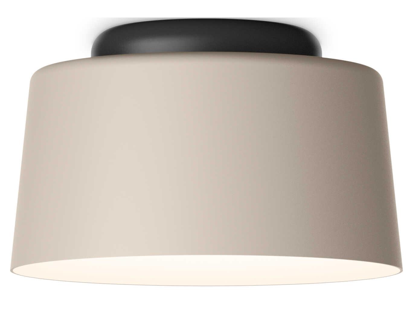 Vibia Tube 1-Light Off White Drum Flush Mount