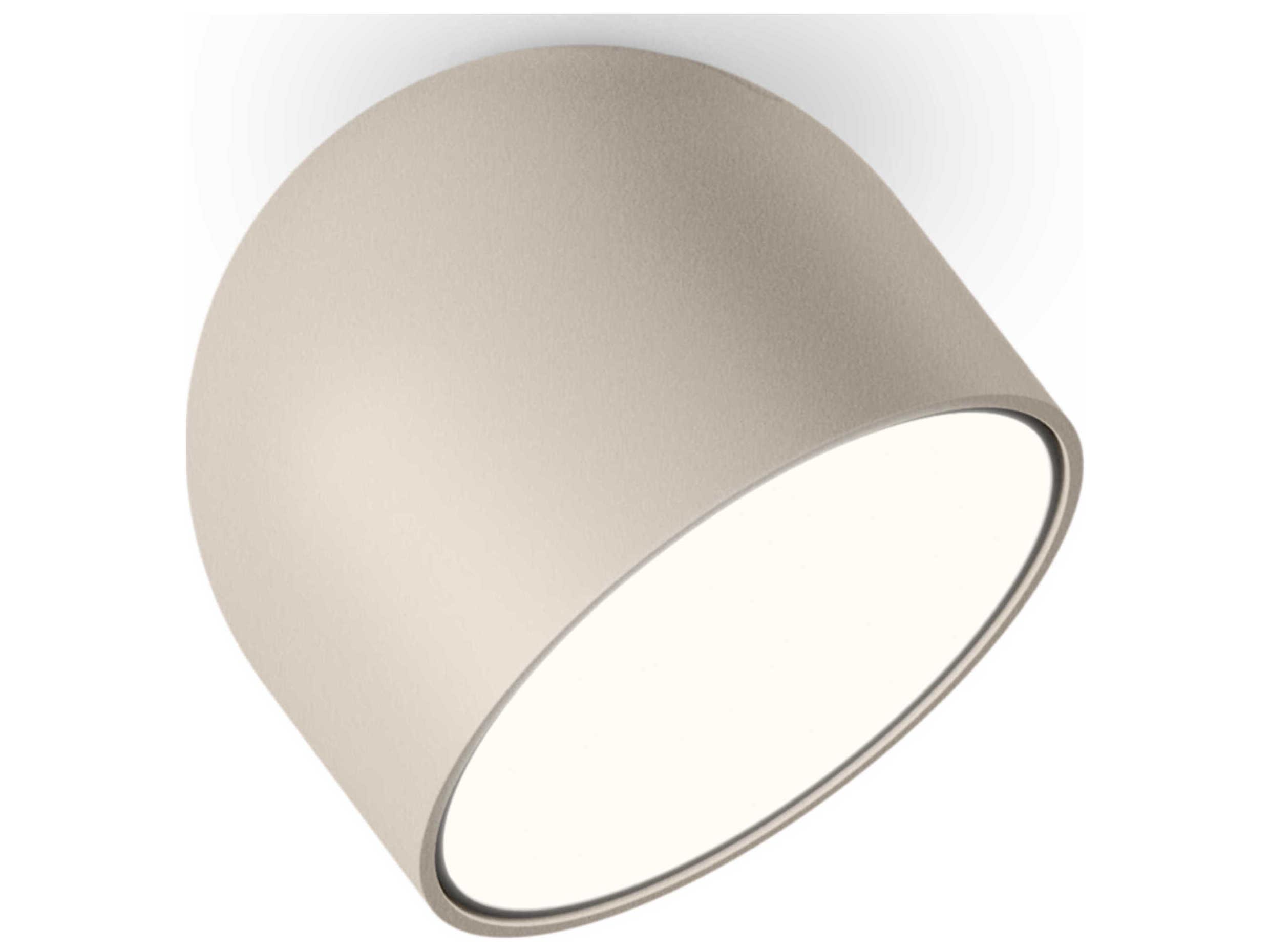 Vibia Plusminus Solo 1-Light Off White Round Flush Mount